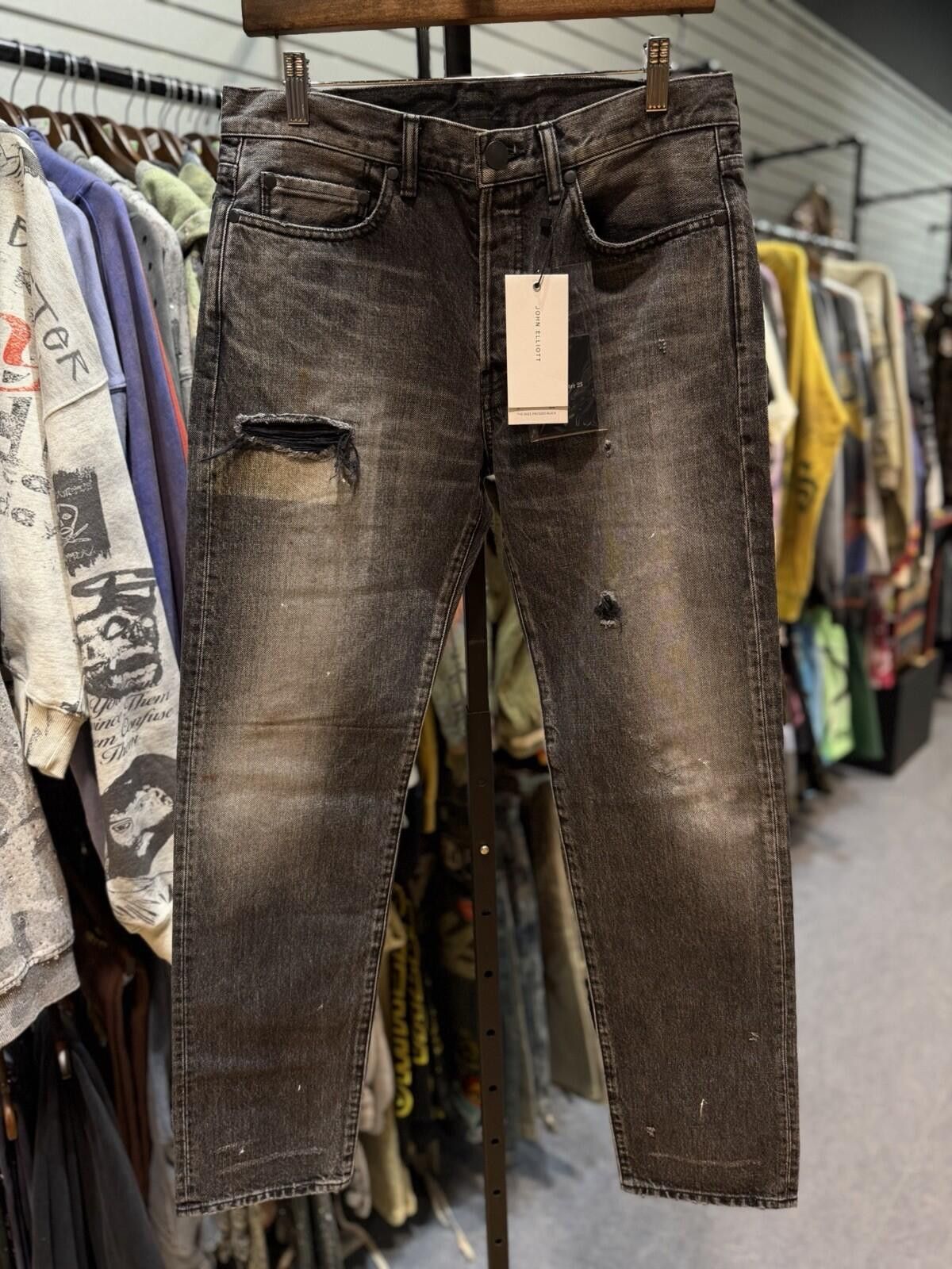 John Elliott John Elliot Jeans Size 30 Distressed Messy Look NEW W Tags Size US 30 / EU 46 - 2 Thumbnail