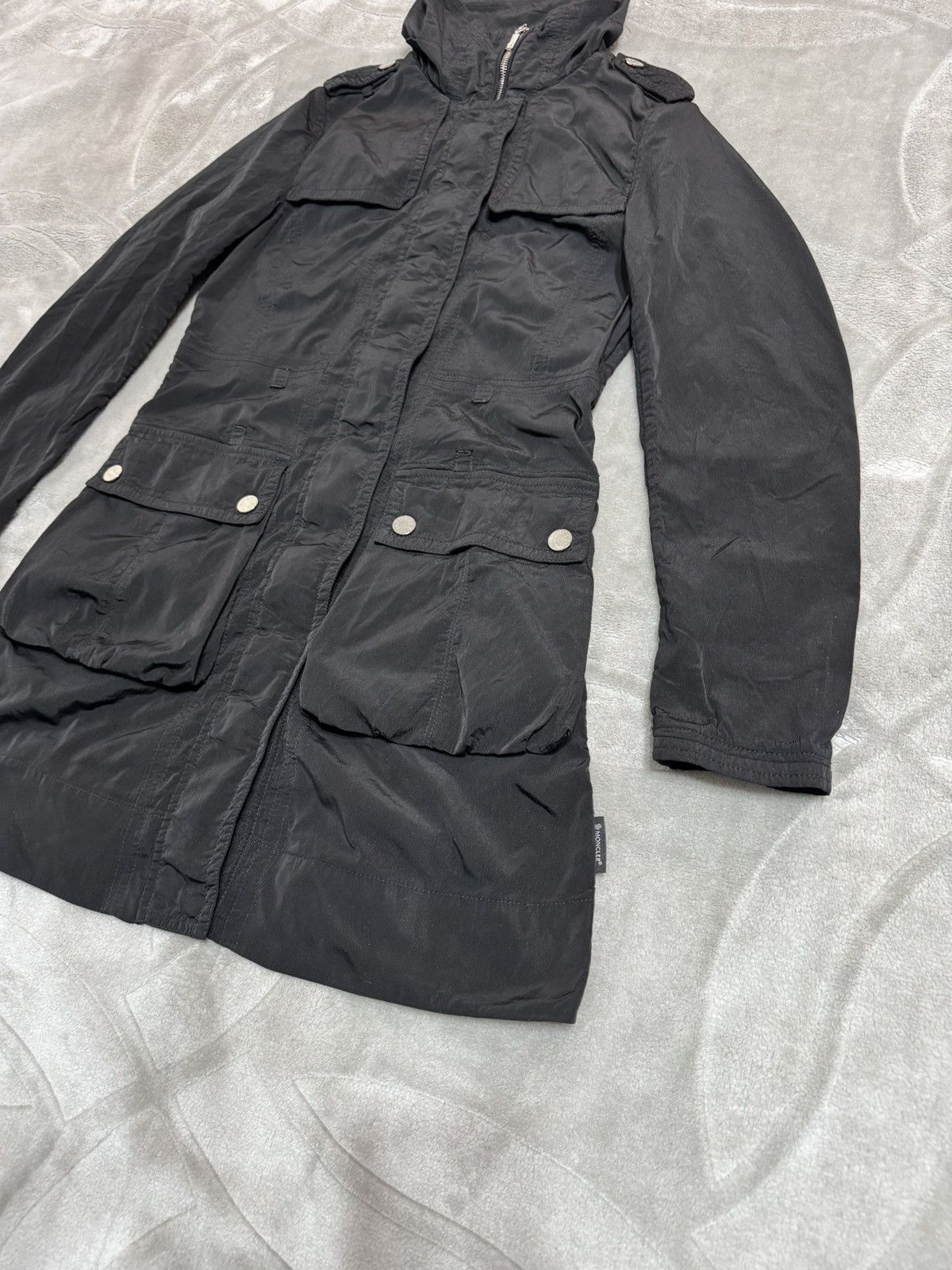Moncler Moncler Jocelyn Windstopper 1/S Vintage Light Long Jacket Size S / US 4 / IT 40 - 4 Thumbnail