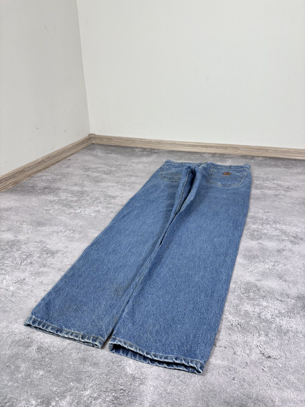 Carhartt Vintage Carhartt Men’s Blue Denim Jeans Straight Fit B17 STW Size US 33 - 3 Thumbnail