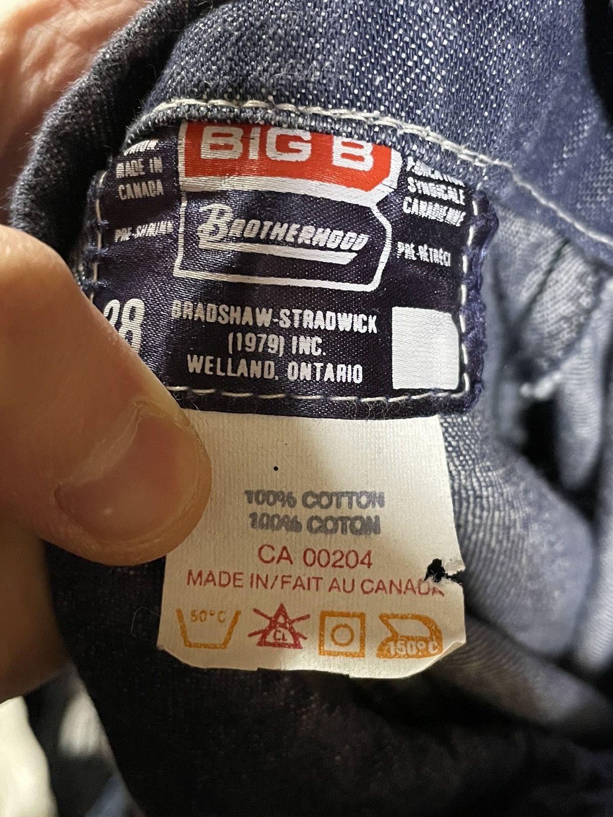 Vintage 🚜 70s Vintage Chore Denim Jacket Big B Workwear Carhartt Size US S / EU 44-46 / 1 - 2 Thumbnail