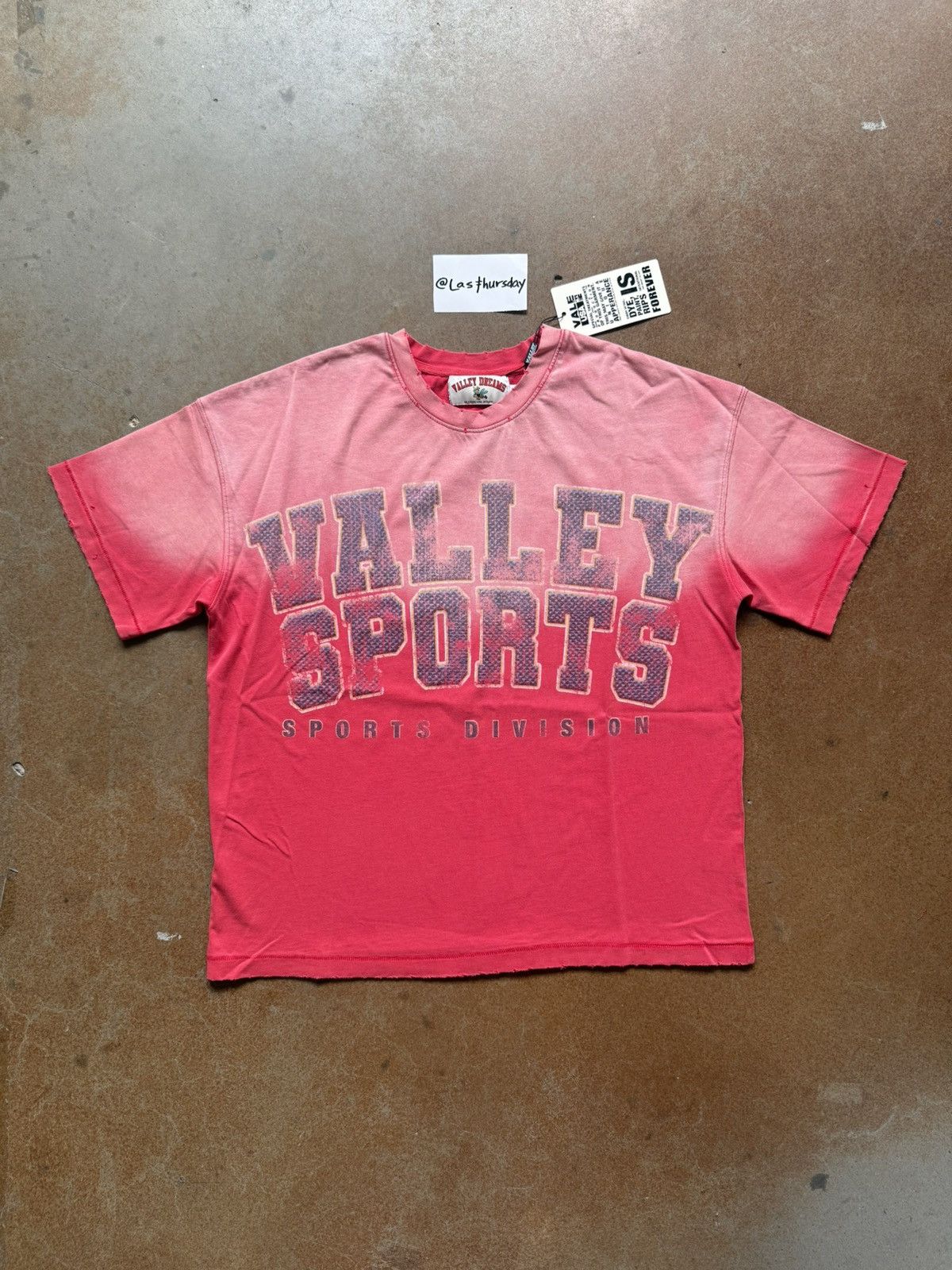 Vale Valley Sports Division Tee Red Medium