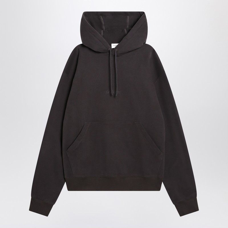 Saint Laurent Paris Saint Laurent Gray Hoodie With Logo Size US L / EU 52-54 / 3 - 1 Thumbnail