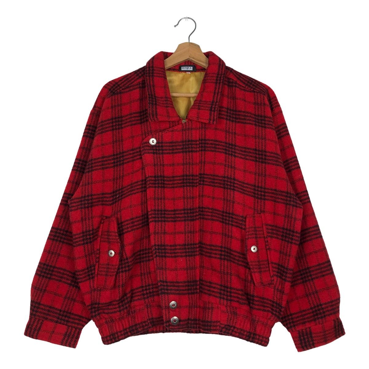 J. Press × Japanese Brand × Vintage J.Press wool Harrington Plaid