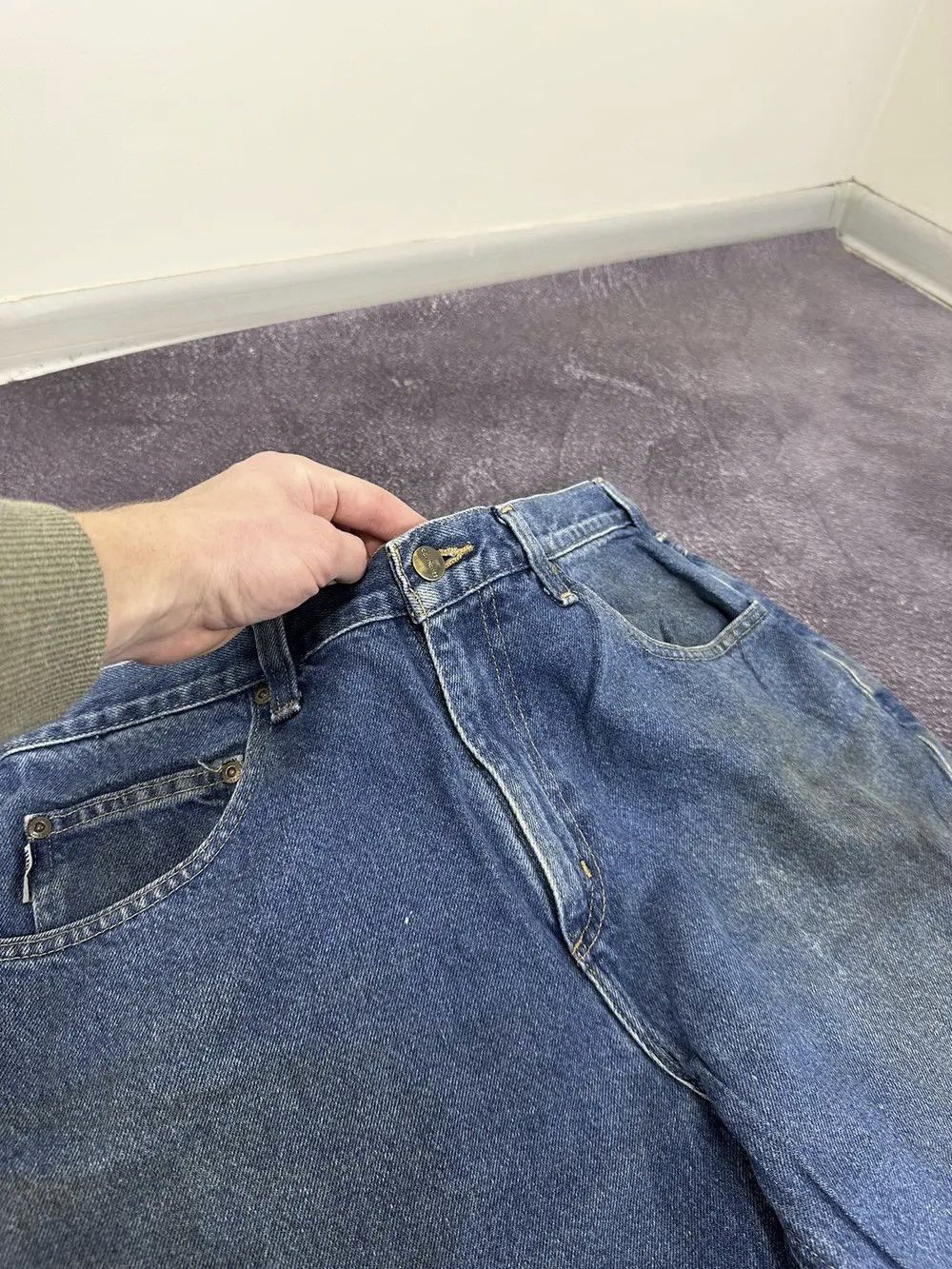 Carhartt Vintage Carhartt USA Stone Washed Faded Opium Y2K Work Jeans Size US 32 / EU 48 - 16 Thumbnail