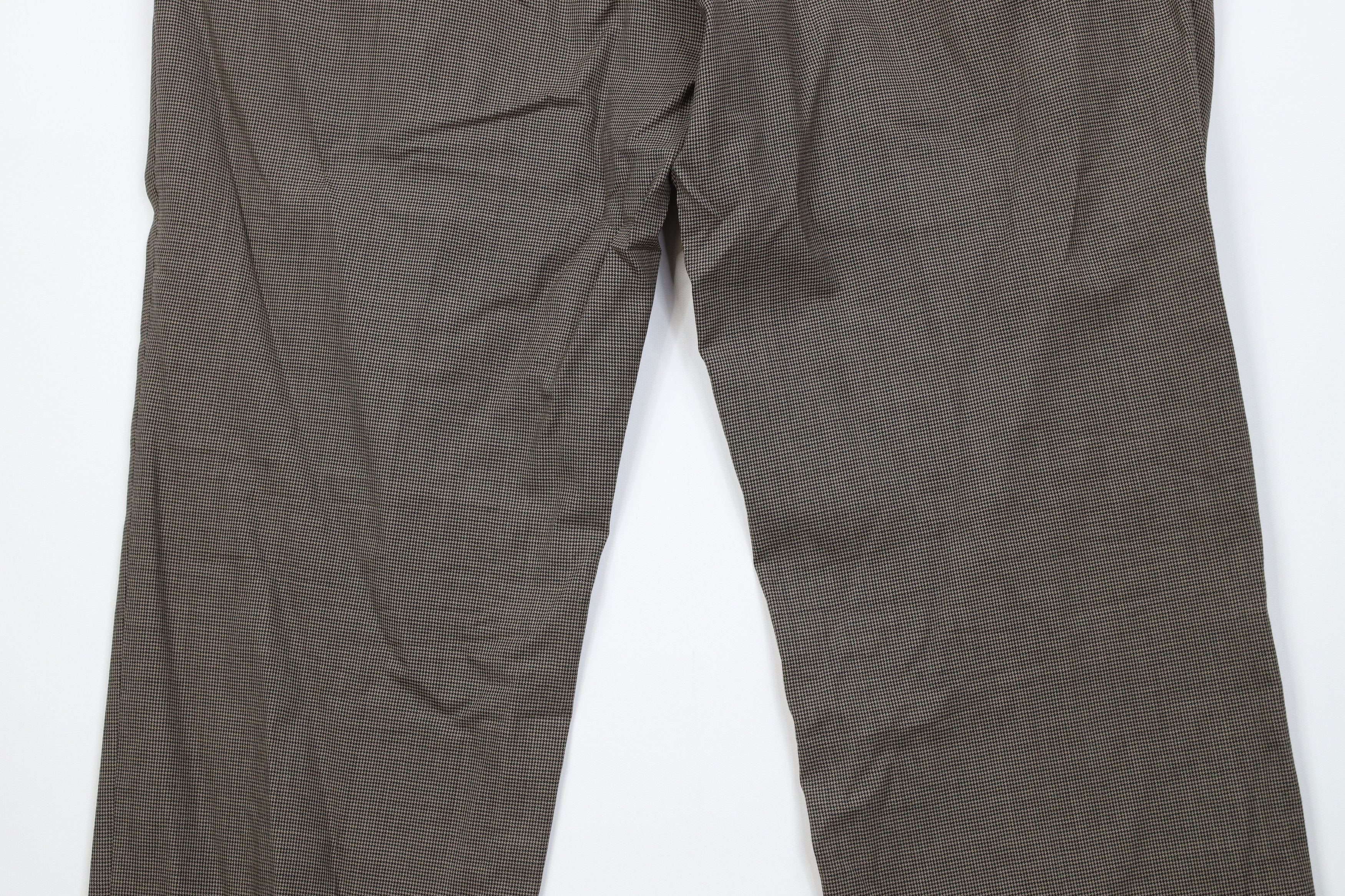 Vintage Vintage 90s Streetwear Wool Houndstooth Knit Wide Leg Pants Size US 38 / EU 54 - 12 Thumbnail