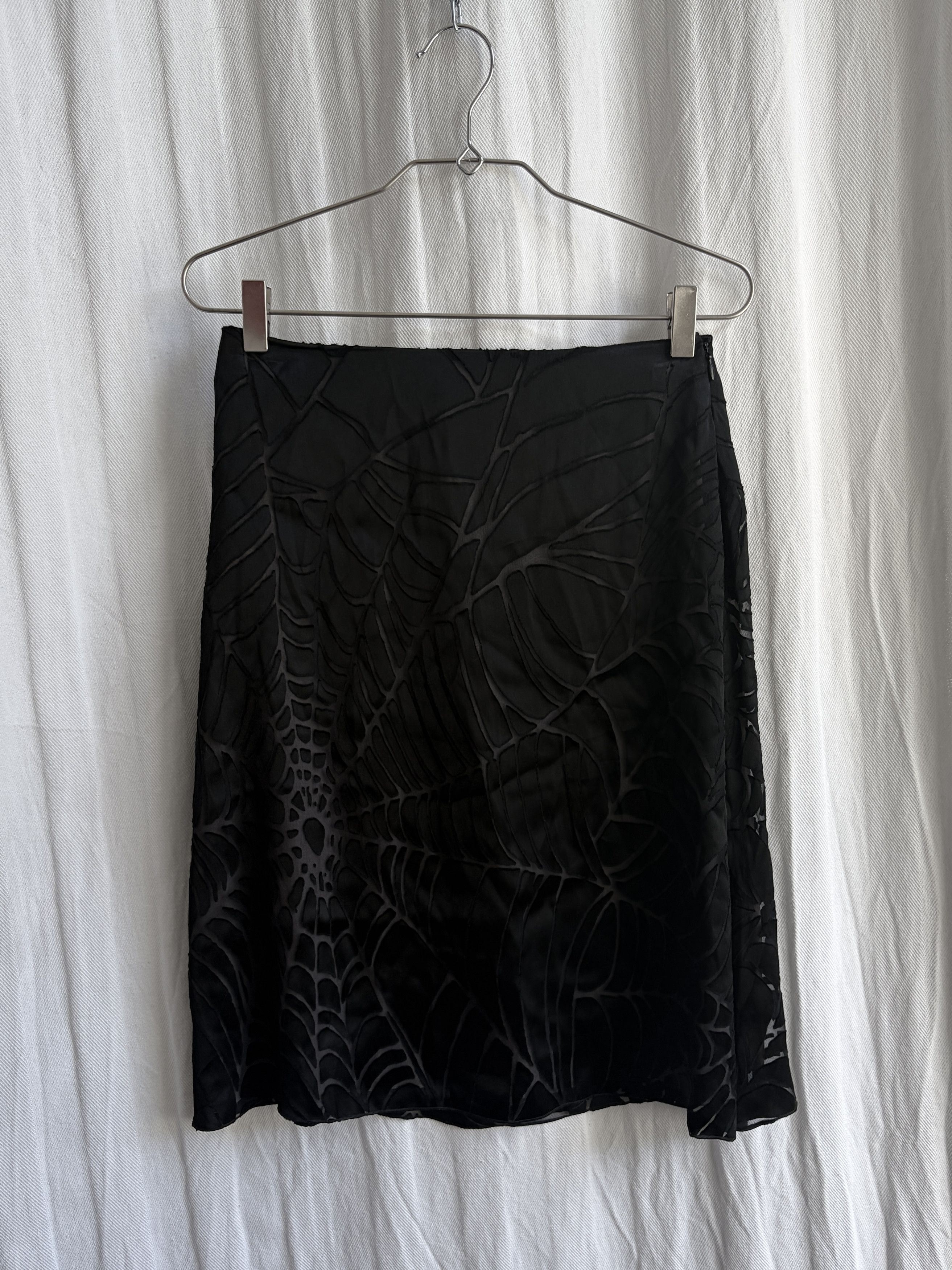 Maison Margiela SS07 Spiderweb Double Layer Skirt Size 30" / US 8 / IT 44 - 1 Thumbnail