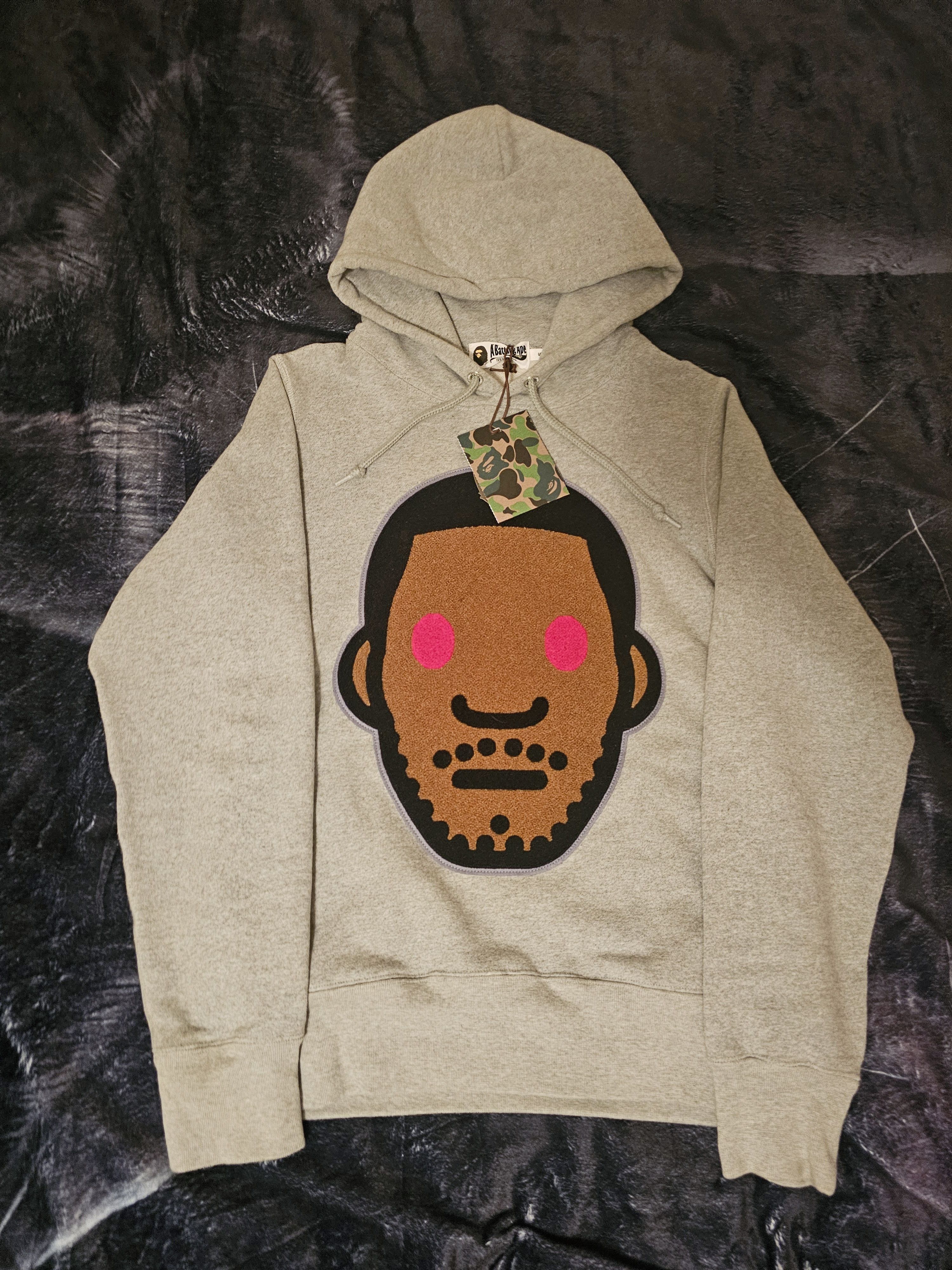 Bape Bape x Kid Cudi Pullover Hoodie Color Grey Size Small Size US S / EU 44-46 / 1 - 1 Thumbnail