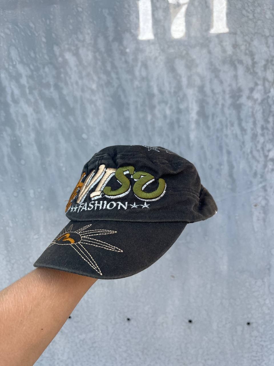 Japanese Brand Evisu Japanese distressed hat cap Size ONE SIZE - 2 Thumbnail