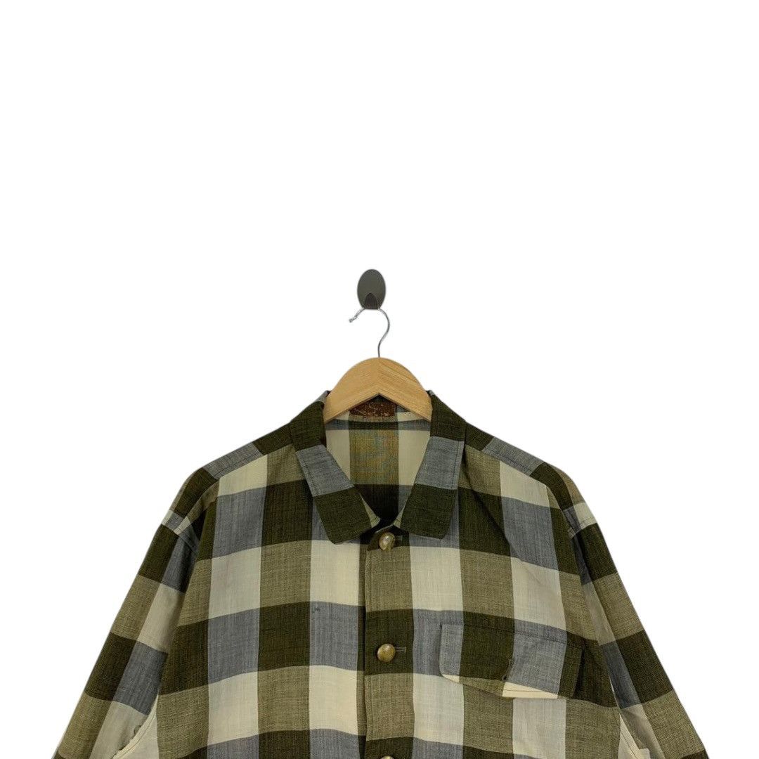 Vintage FAKUSUKE Japanese Brand Check Tartan Pockets Casual Shirts Size US XL / EU 56 / 4 - 2 Thumbnail