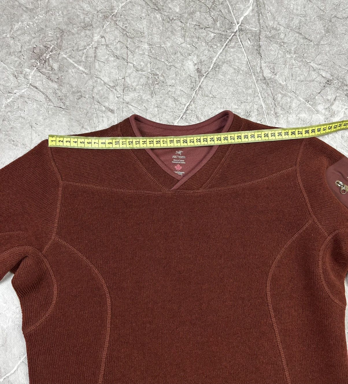 Arc'teryx Vintage Arctery Polartec Fleece Burgundy Pullover Size S / US 4 / IT 40 - 12 Thumbnail