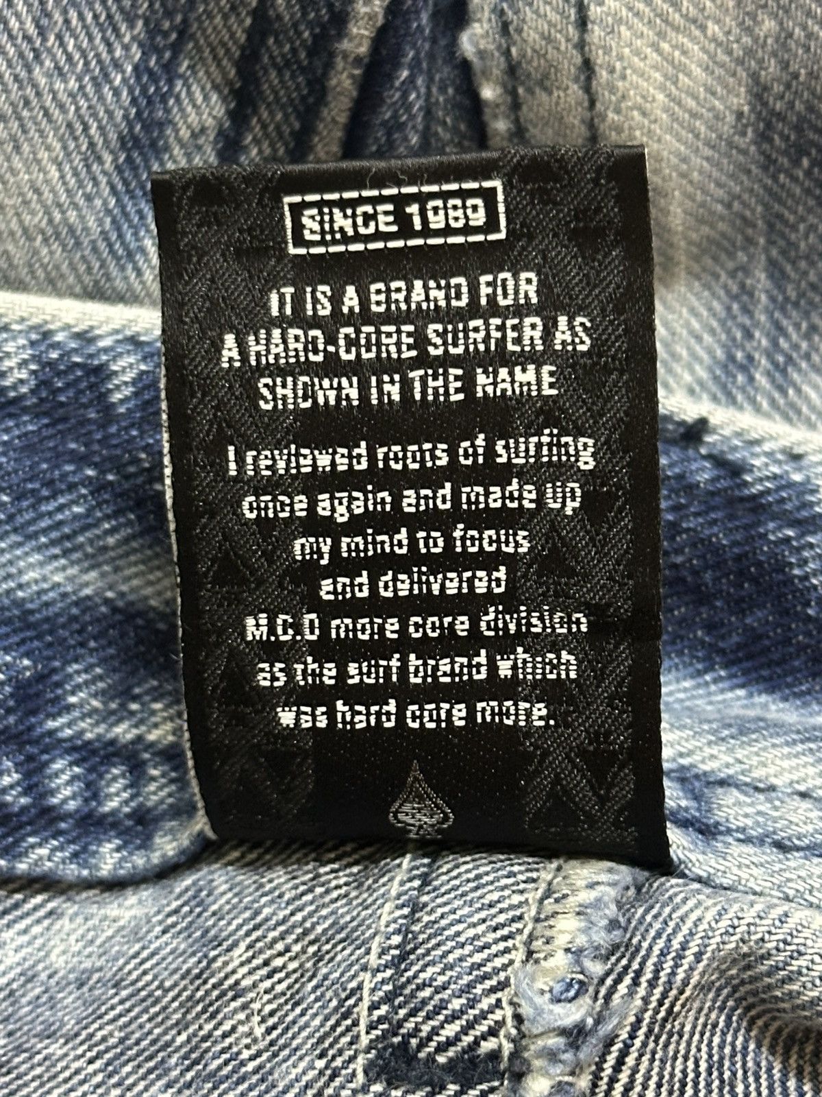 If Six Was Nine Vintage Japanese Brand Acid Wash Style Distress Style Jeans Size US 34 / EU 50 - 10 Thumbnail