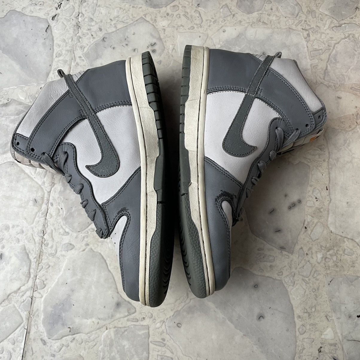 Nike Nike Dunk High Vintage Light Bone Grey Sneakers Size US 8.5 / IT 38.5 - 4 Thumbnail