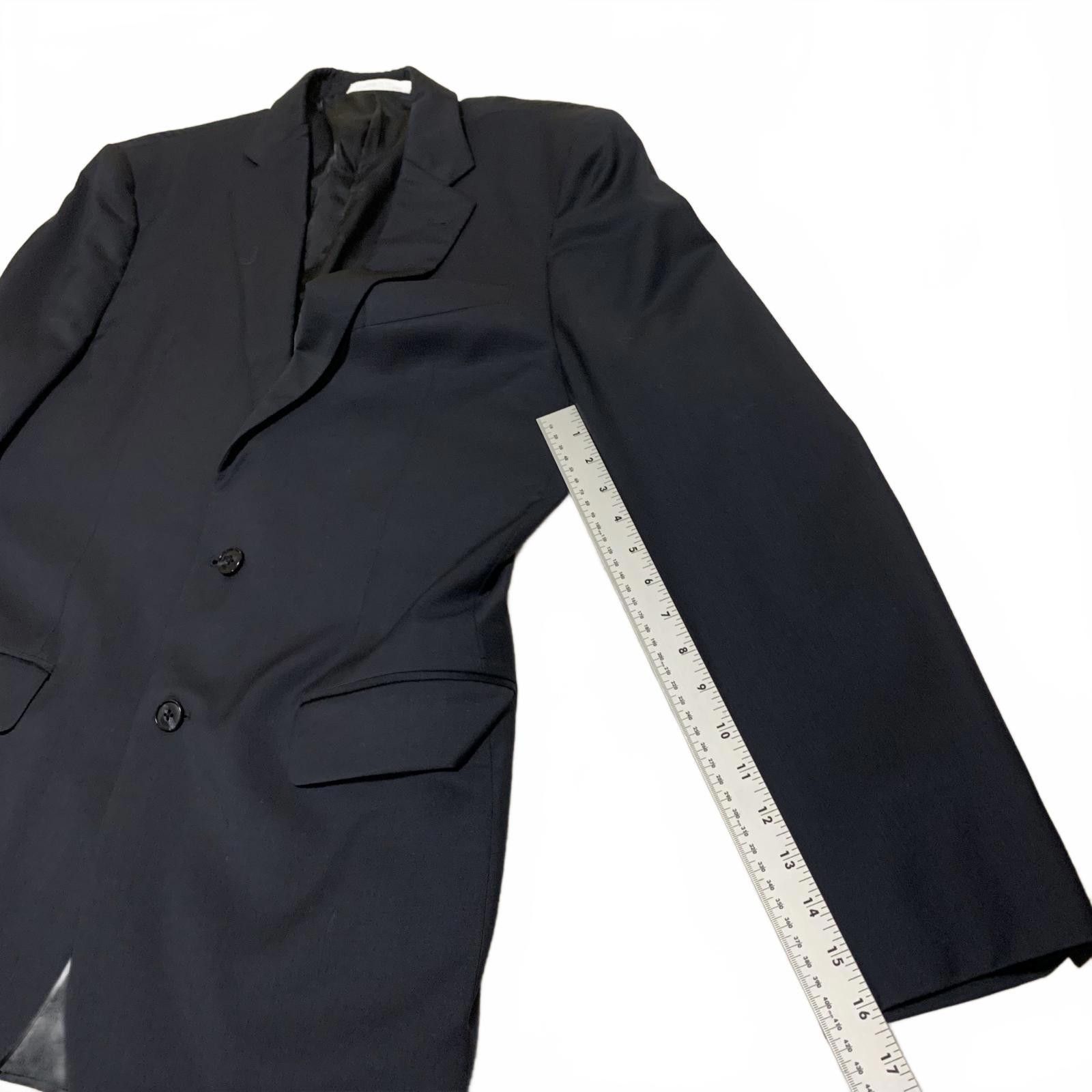 Joseph Abboud VTG Joseph Abboud 40L Black Wool Blazer Made in USA Size 40L - 5 Thumbnail