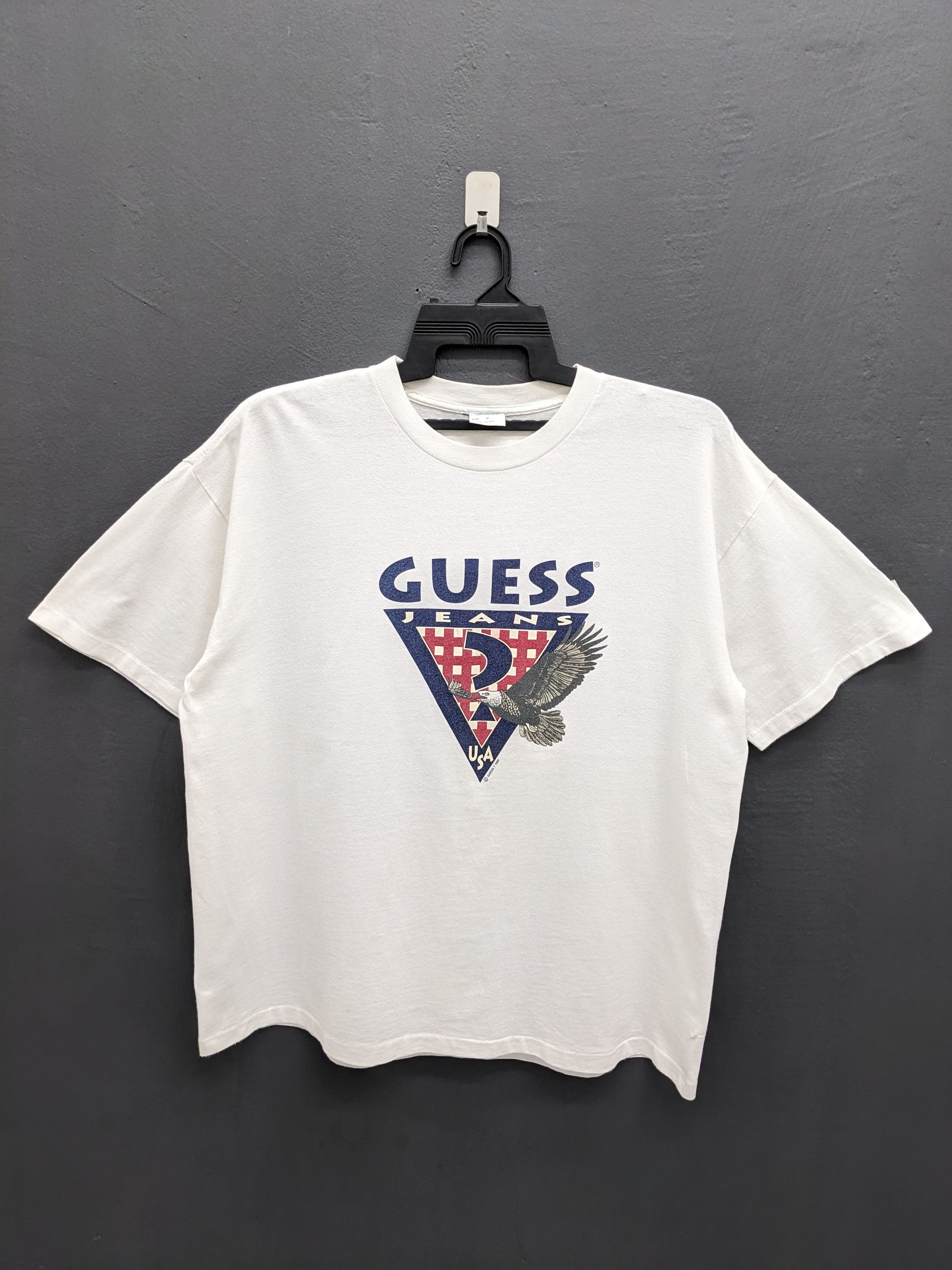 Guess Vintage 1994 Guess Jeans Usa Tshirt Size US M / EU 48-50 / 2 - 2 Thumbnail