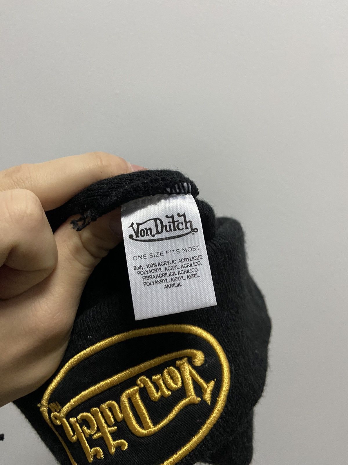 Vintage × Von Dutch Von Dutch Vintage Big Logo Hat Y2K skate Size ONE SIZE - 5 Thumbnail