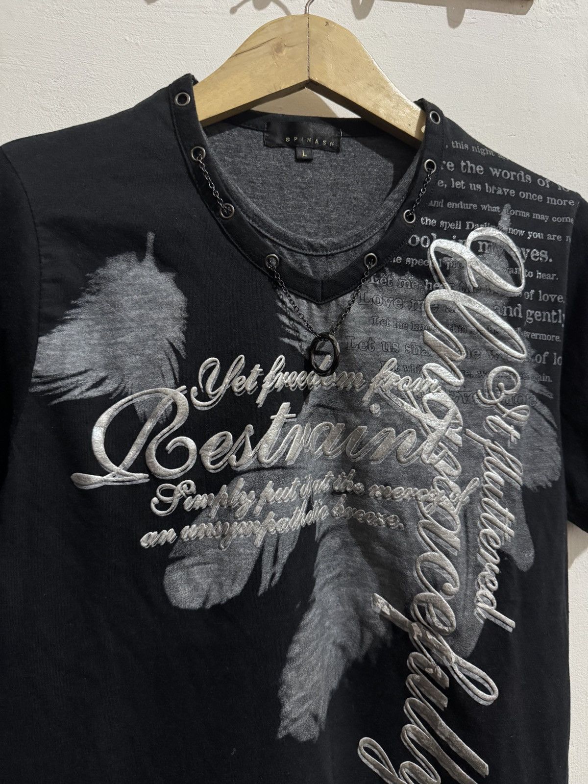 Hysteric Glamour Y2k Spinash double layer ifsixwasnine Tee Size US M / EU 48-50 / 2 - 2 Thumbnail