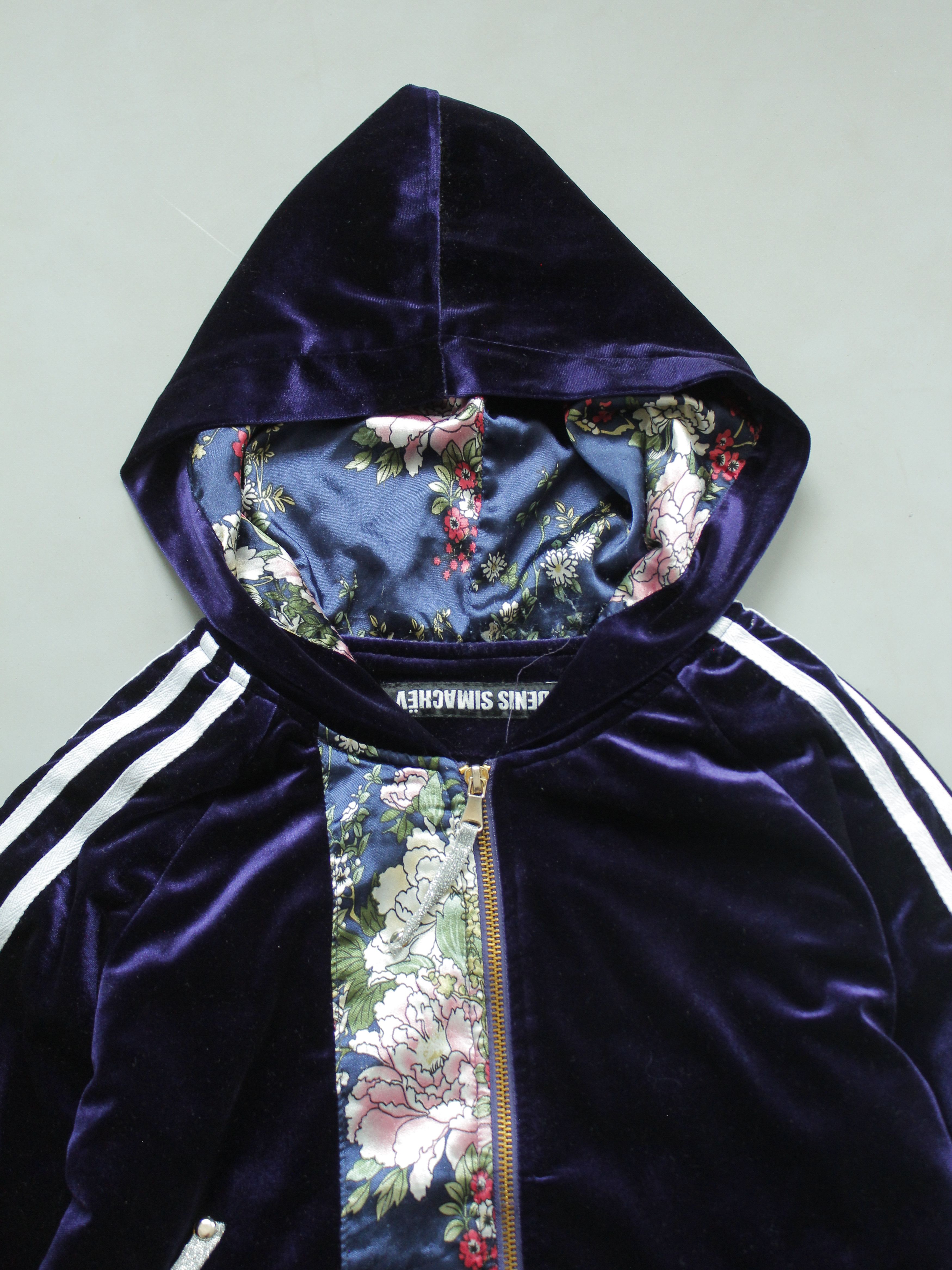 Denis Simachev Denis Simachev Womens Hoodie jacket Velour Three Stripes s m Size M / US 6-8 / IT 42-44 - 5 Thumbnail