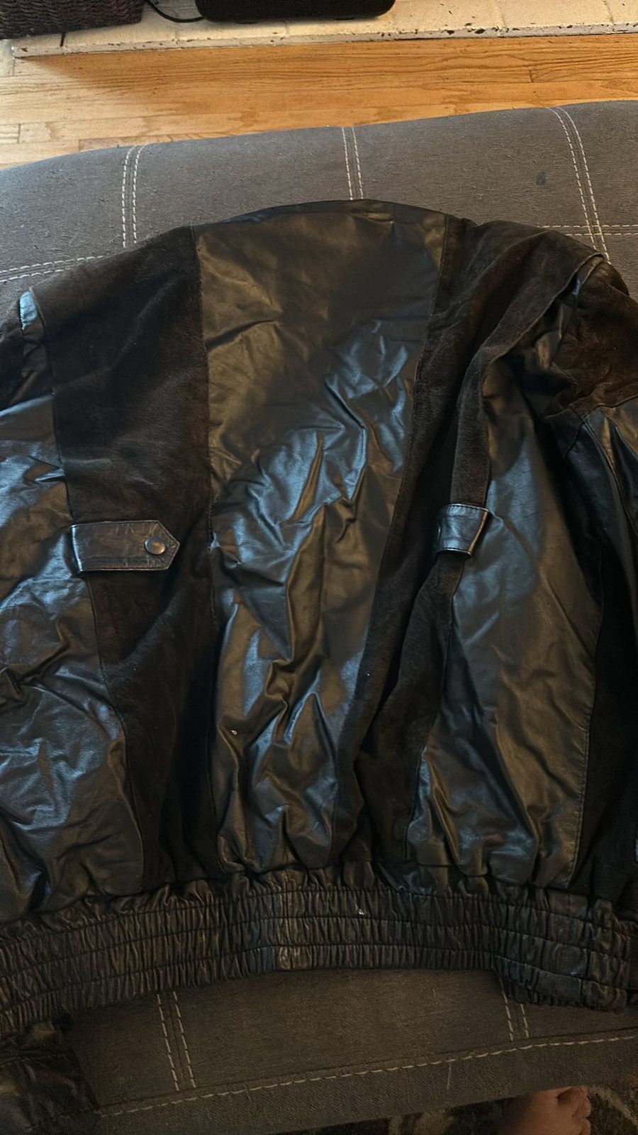 Vintage Vintage 80’s leather and suede French leather Le Fauve. Size US L / EU 52-54 / 3 - 5 Thumbnail