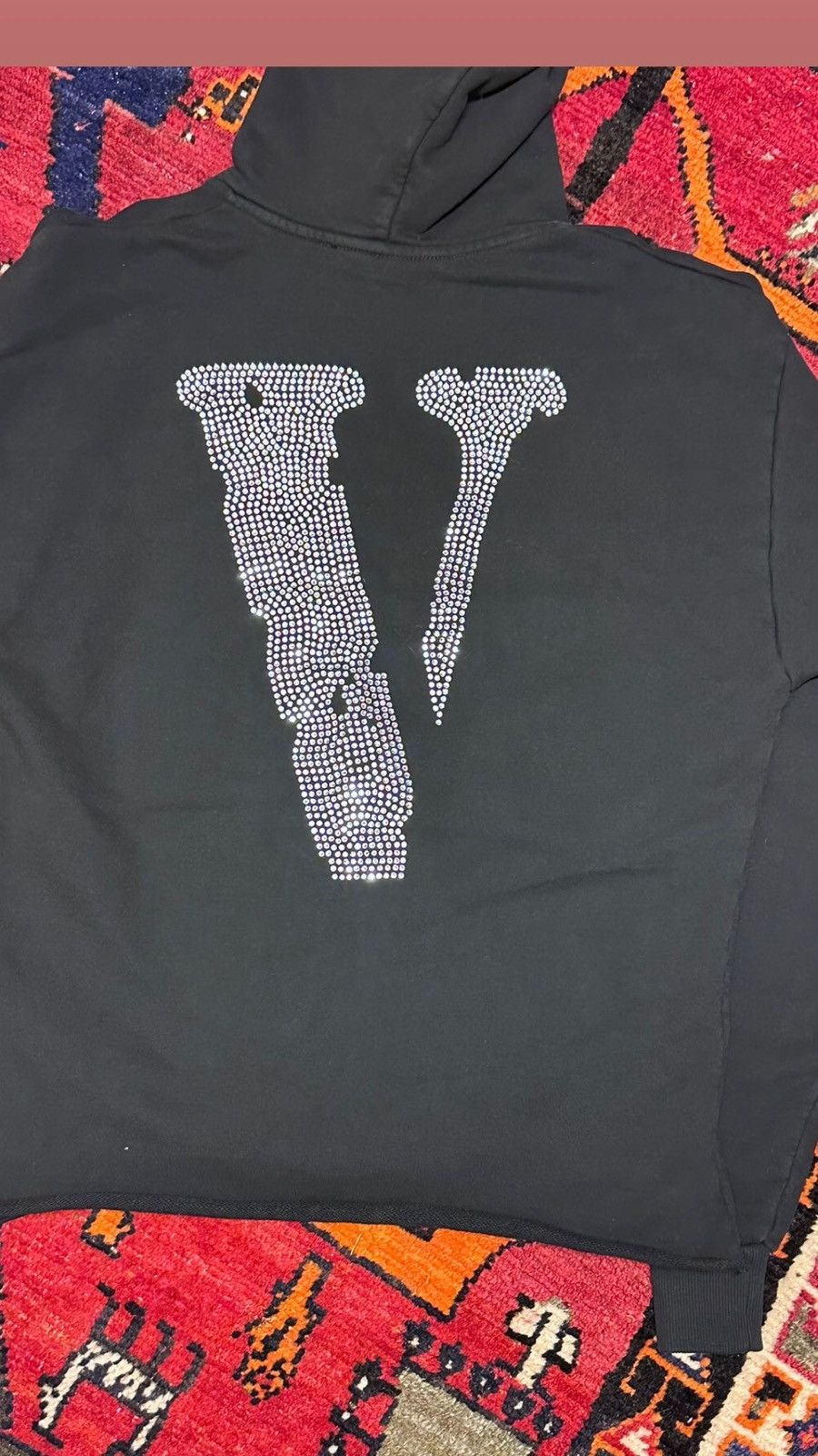 Vlone Vlone Rhinestone Hoodie Size US S / EU 44-46 / 1 - 2 Thumbnail