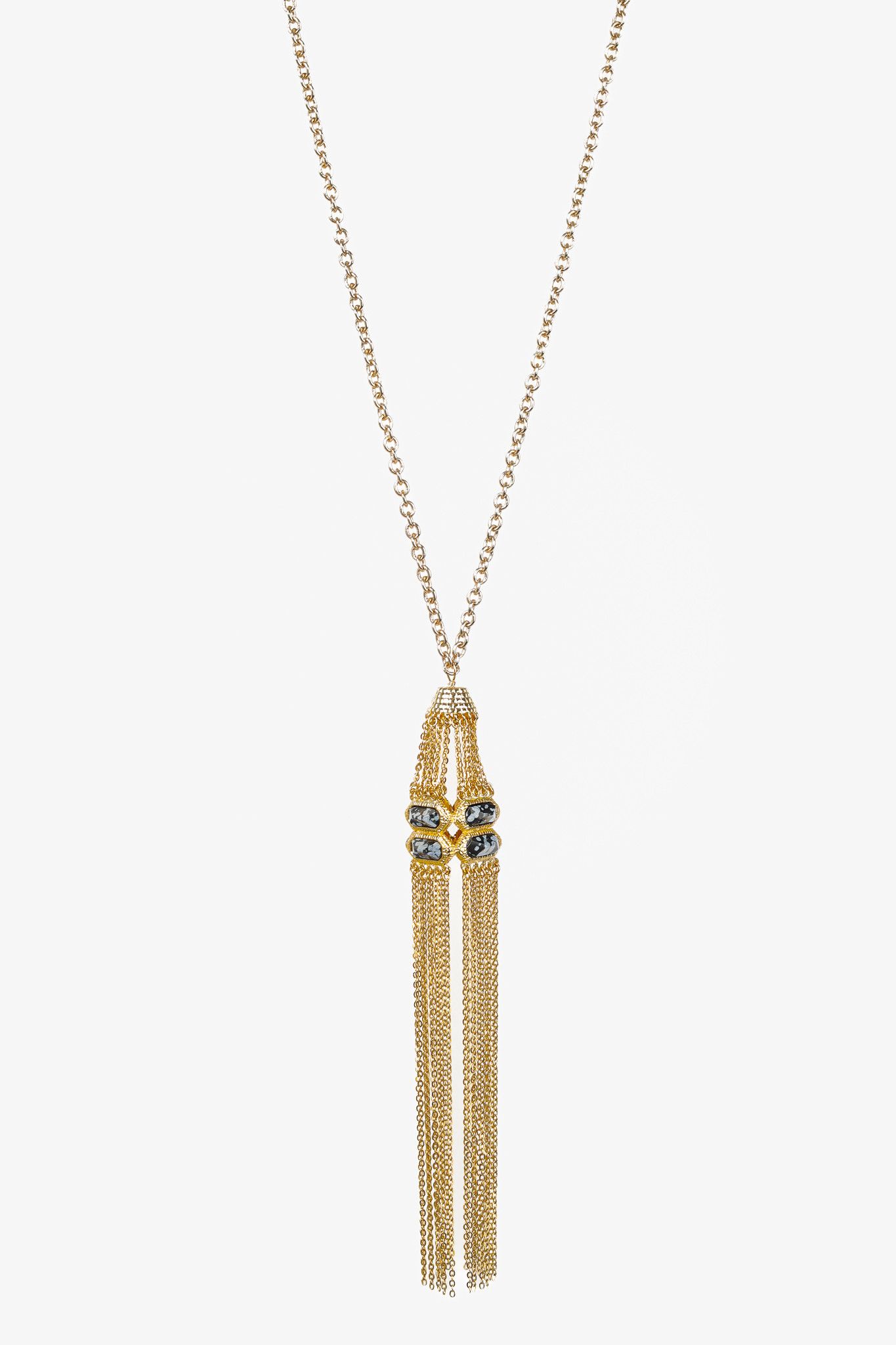 Other Isharya Gold Plated Tassel Necklace Size ONE SIZE - 1 Thumbnail