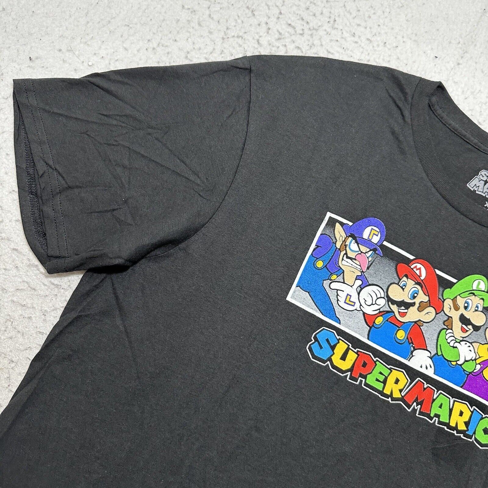 Nintendo Super Mario Bros XL Nintendo T Shirt Luigi Wario Waluigi Tee Size US XL / EU 56 / 4 - 5 Thumbnail