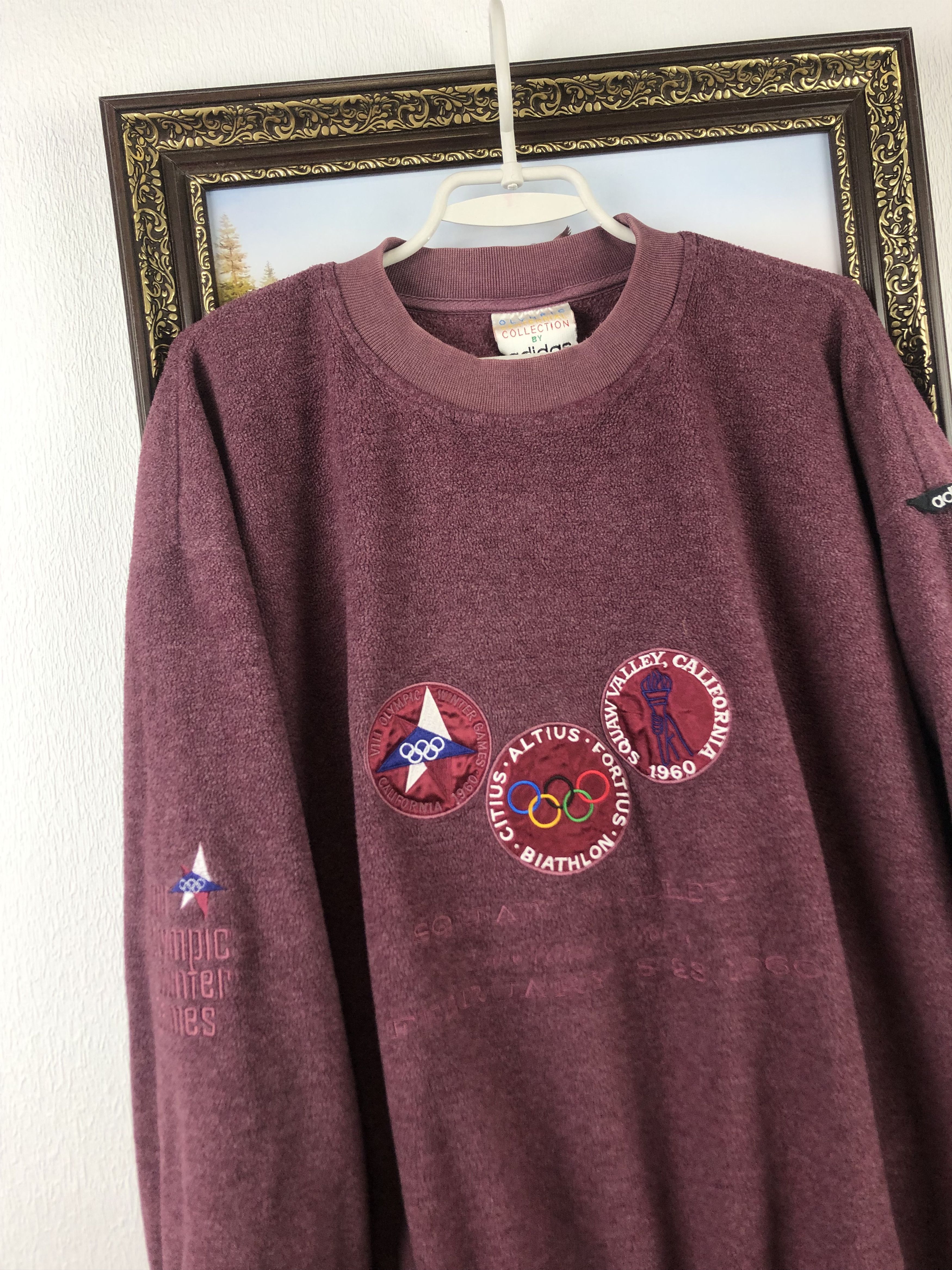Adidas Vintage 1960 USA Winter Olympics Sweatshirt California Size US M / EU 48-50 / 2 - 3 Thumbnail