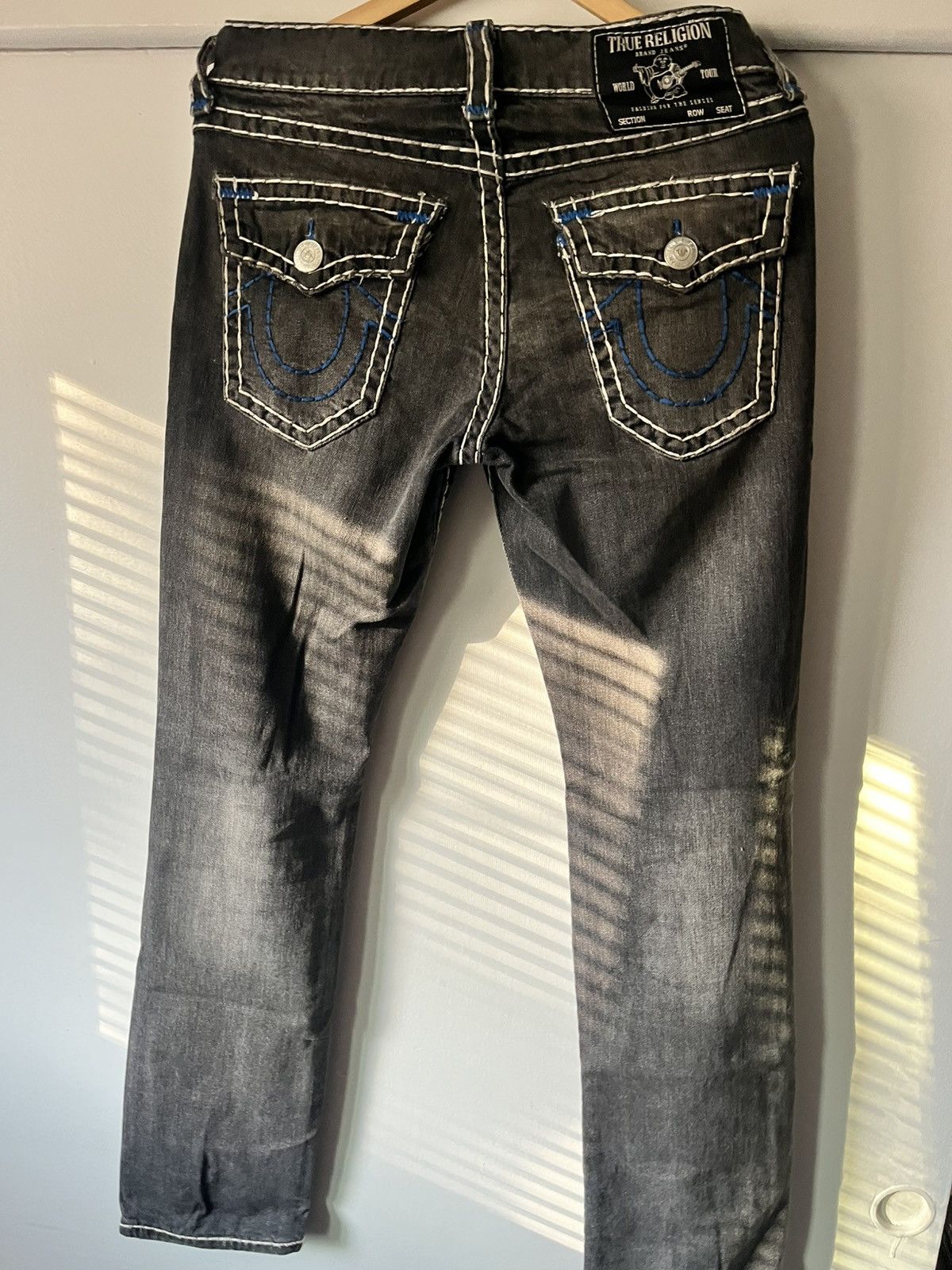 True Religion Denim True Religion Grey White stitching Size US 30 / EU 46 - 6 Thumbnail