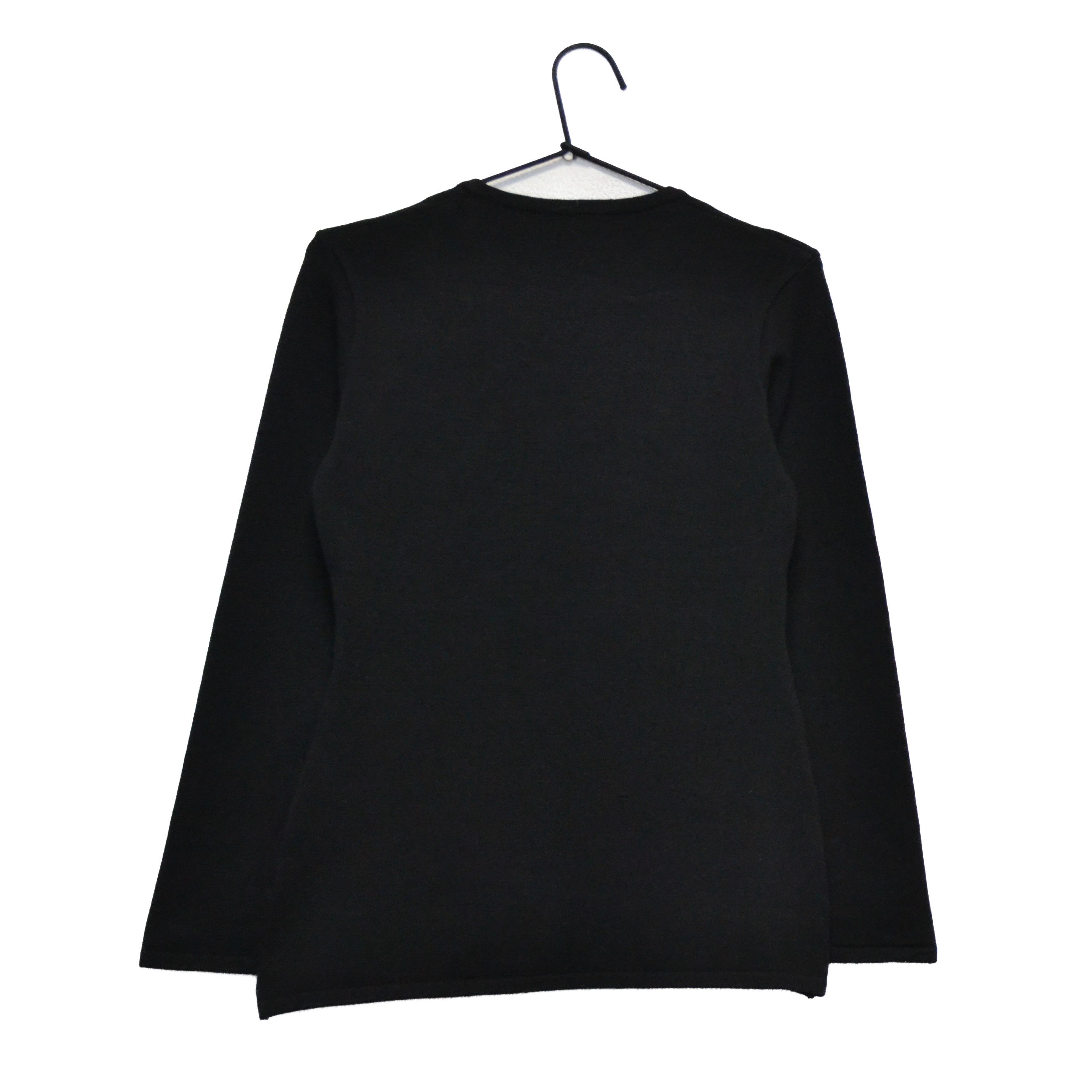 Christian Dior Monsieur Vintage Christian Dior Boutique Wool Black Women’s Sweater Size S / US 4 / IT 40 - 6 Thumbnail