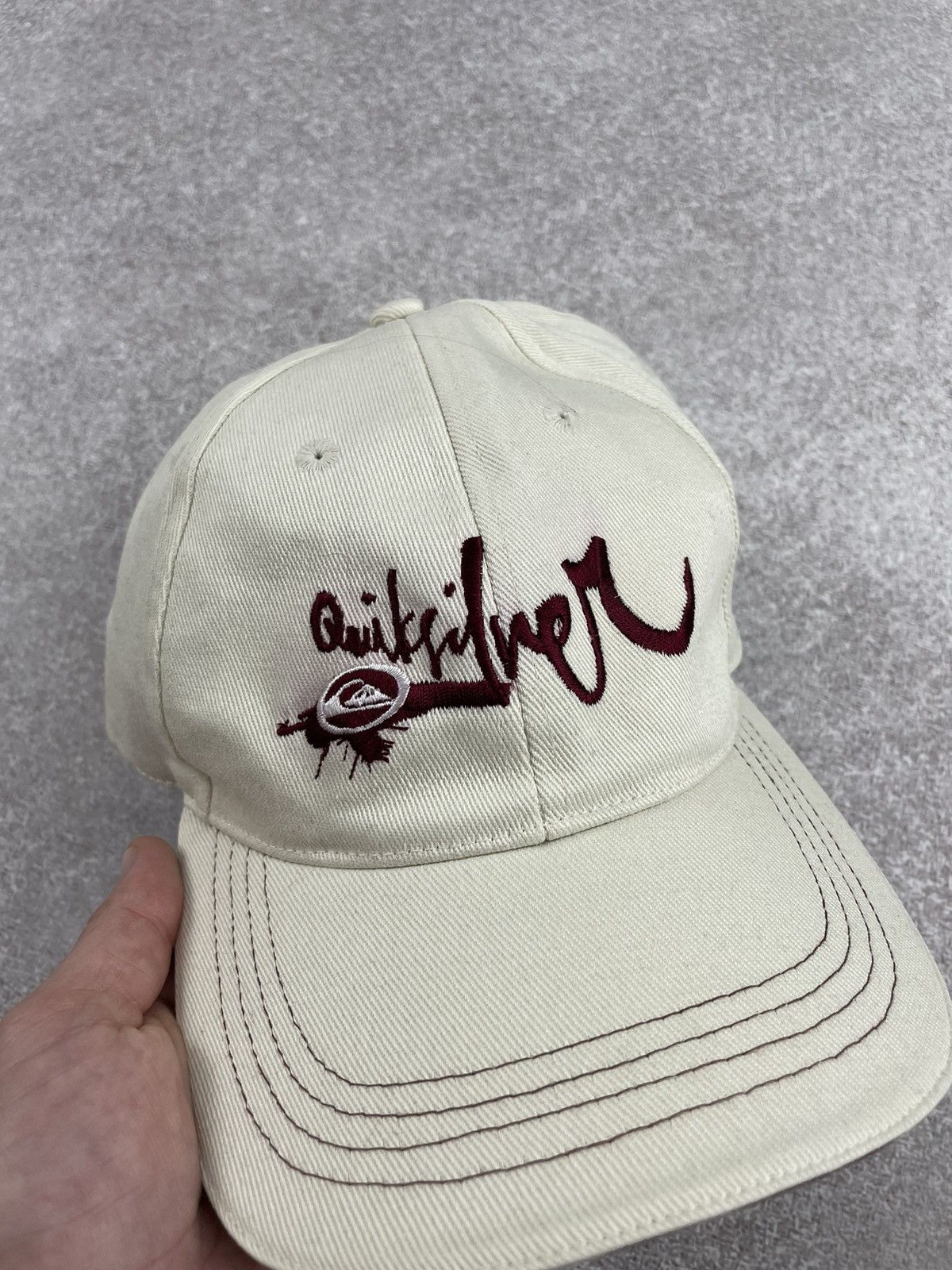 Quiksilver × Vintage Vintage Quiksilver Logo Cap Snapback OS Size ONE SIZE - 4 Thumbnail