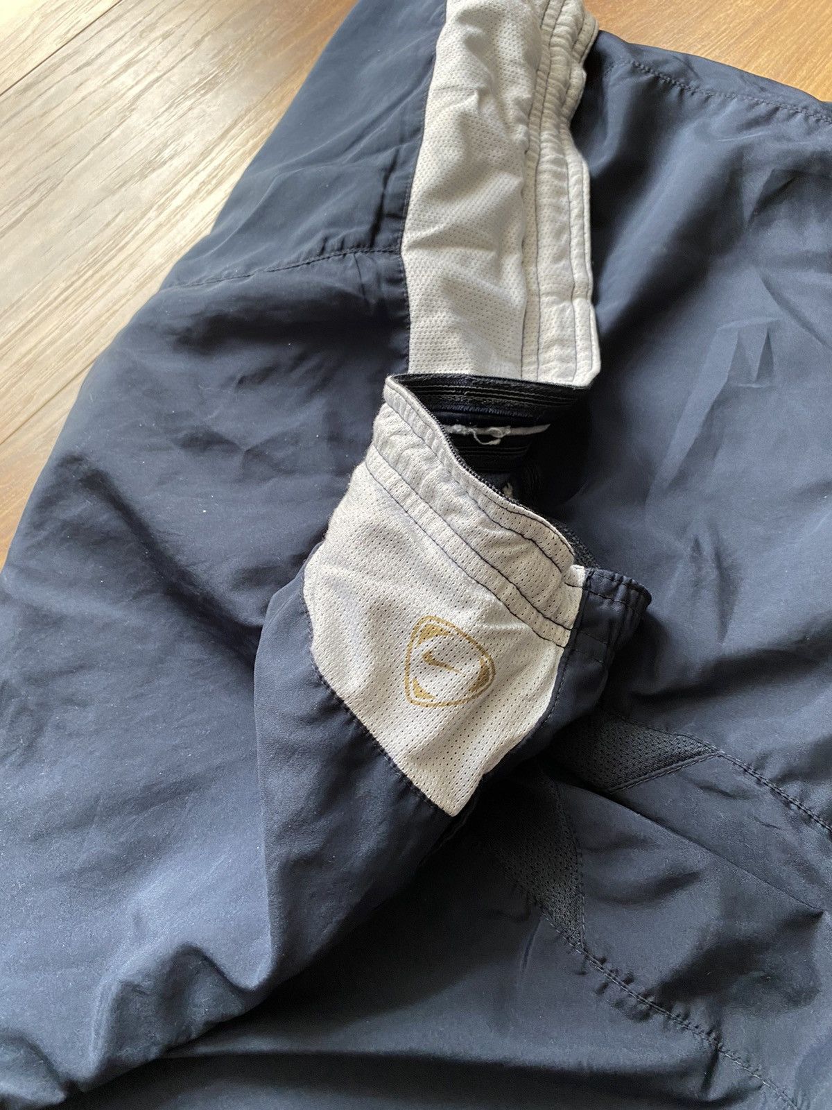 Nike × Vintage Nike Inter Nylon Vintage Baggy Pants,Drill,Y2K,BlockCore Size US 32 / EU 48 - 8 Thumbnail