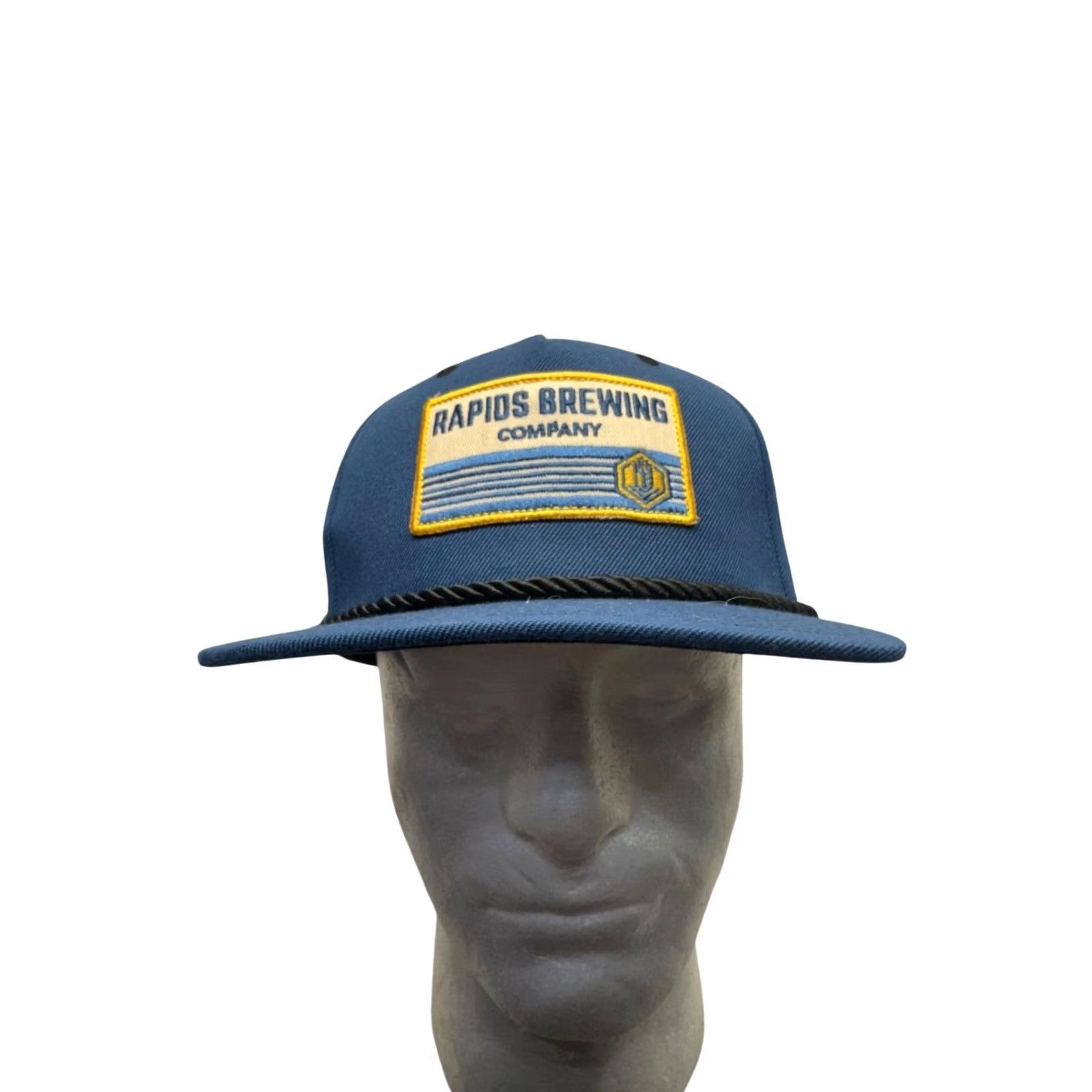 Zephyr Zephyr Snapback Hat Mens One Size Adjustable Braided Rope Detail Rapids Brewing Company Blue Size ONE SIZE - 2 Thumbnail