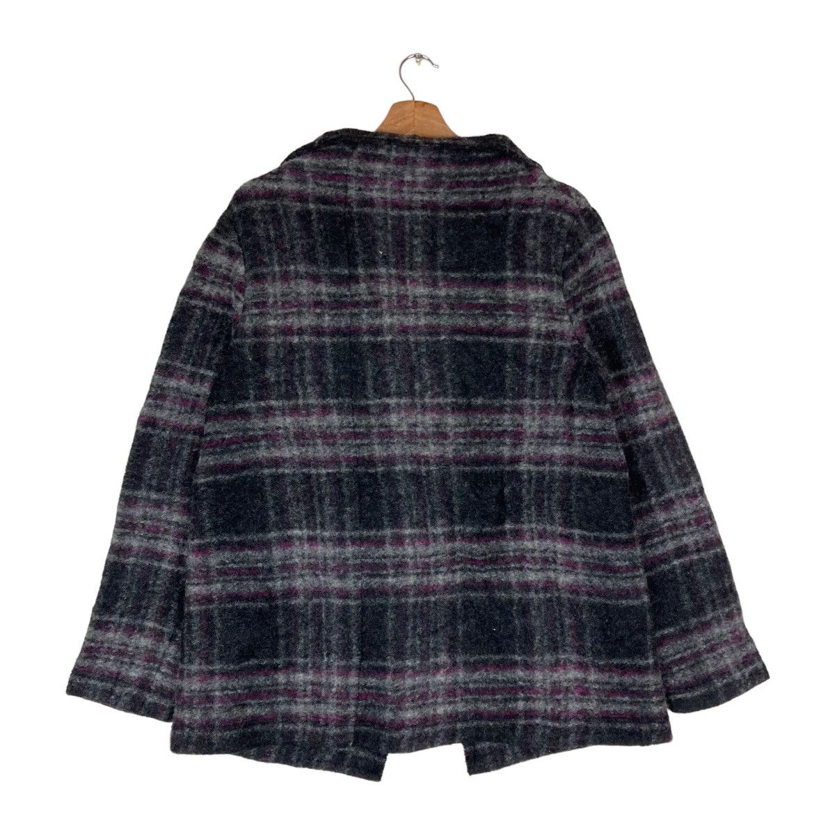 Vintage Vintage Silvia Sharrel Plaid Flat Button Coat Jacket Size M / US 6-8 / IT 42-44 - 4 Thumbnail