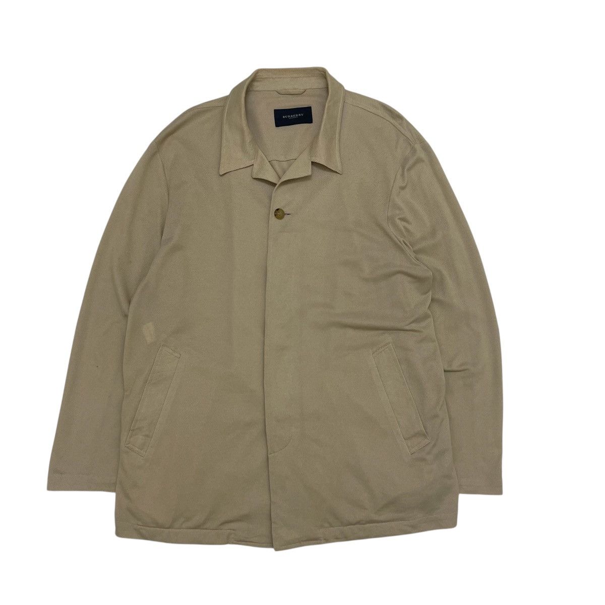 Burberry Vintage Burberry Linen Button Jacket Size US XL / EU 56 / 4 - 1 Thumbnail
