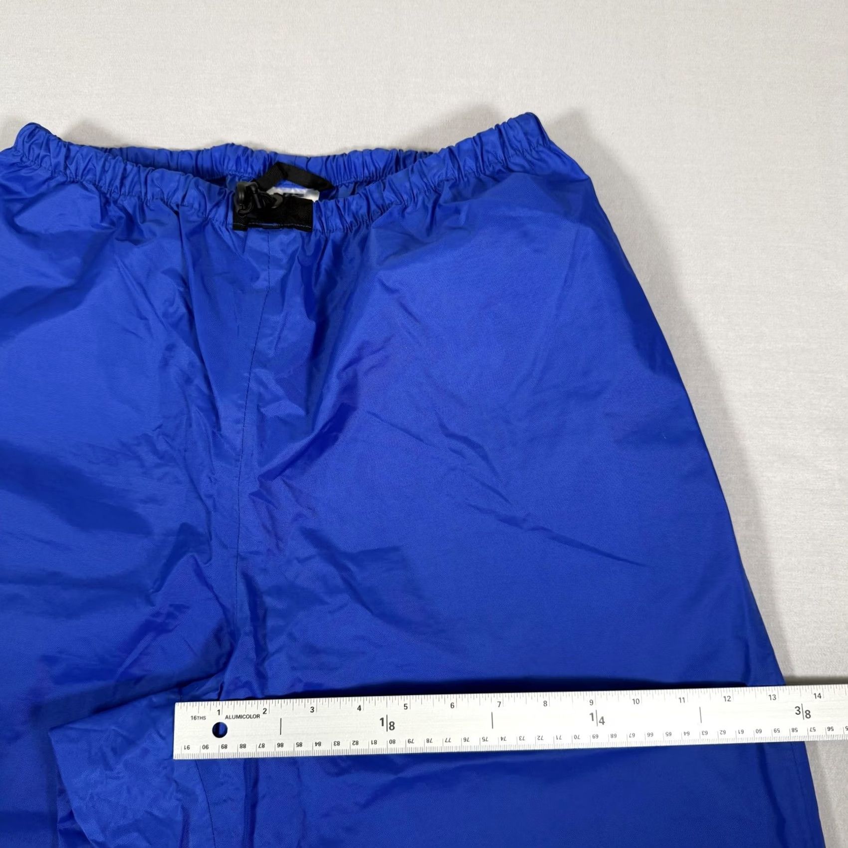 Vintage NRS Mens Medium Blue Rain Pants Nylon Elastic Waist Water Sports Size US 31 - 7 Thumbnail