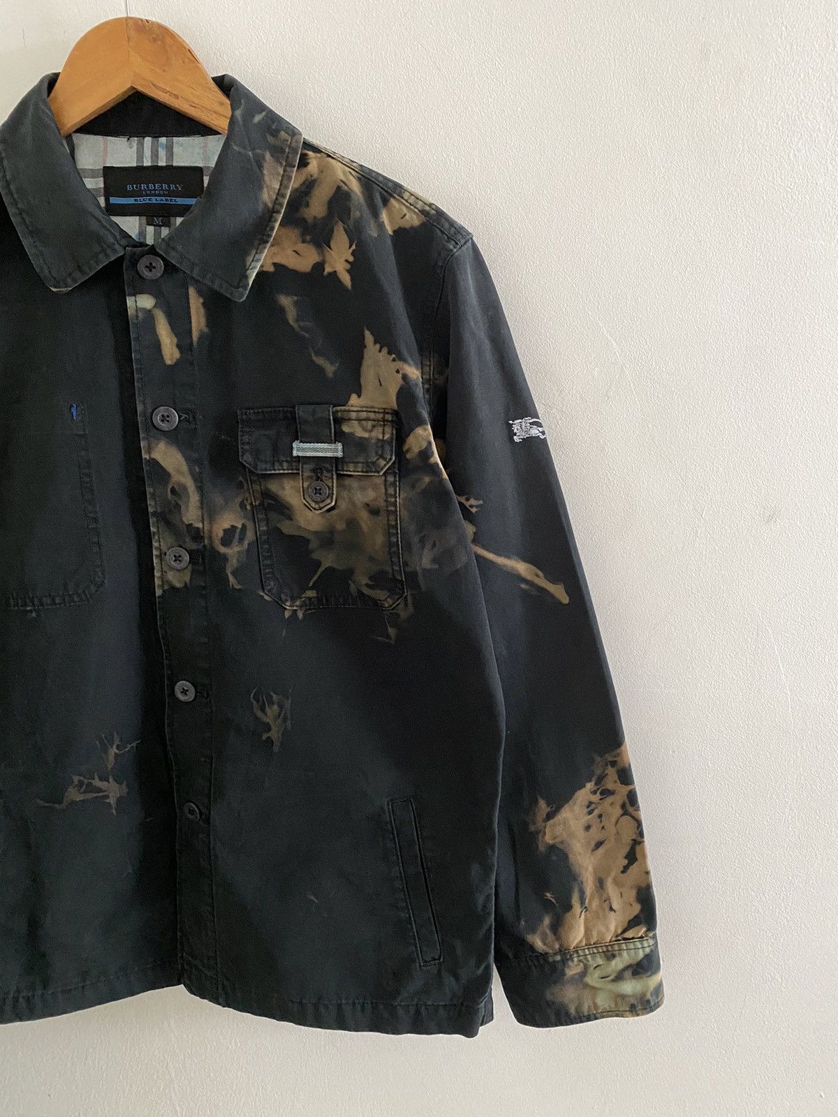 Vintage Burberry Blue Label Chore Jacket asid wash design