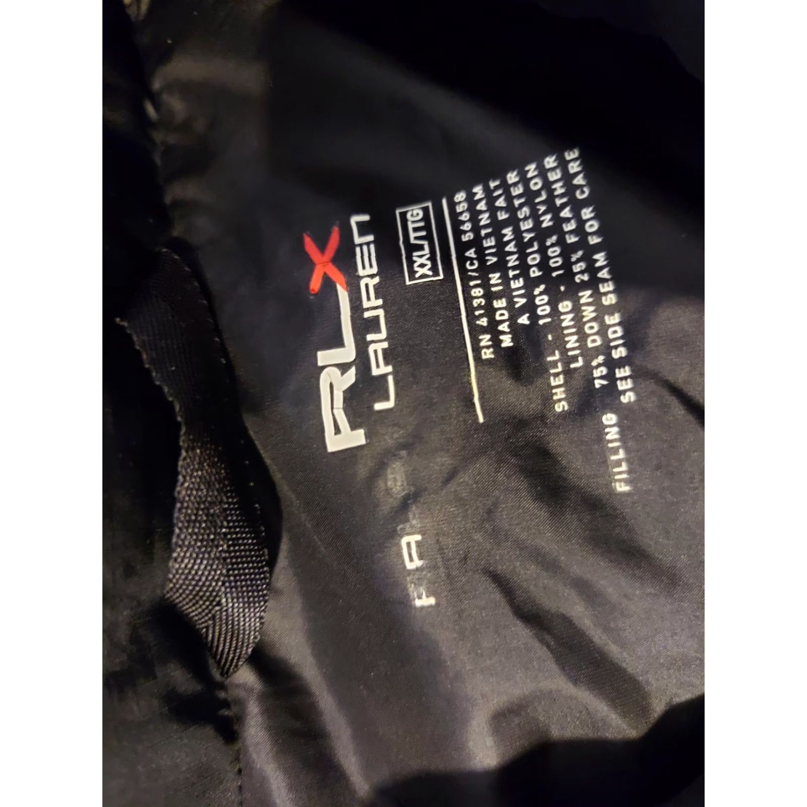 Ralph Lauren Ralph Lauren RLX Vest Puffer Full Zip 2XL Black Goose Down Mens Polo Jacket Style Down Fill Zip Vest Mens Size US XXL / EU 58 / 5 - 4 Thumbnail