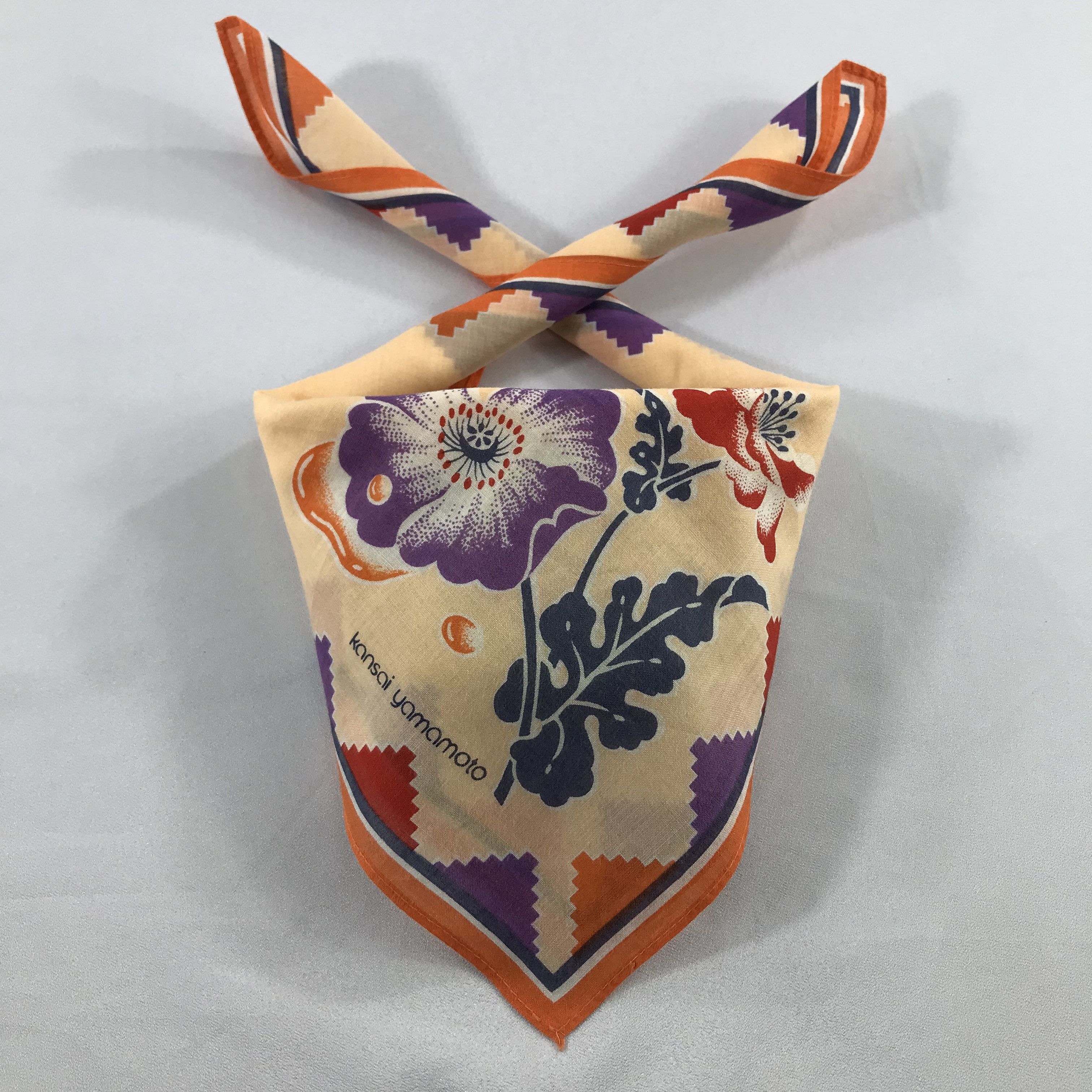 Kansai Yamamoto × Vintage Kansai Yamamoto Bandana / Handkerchief / Neckerchief - S2496 Size ONE SIZE - 4 Thumbnail