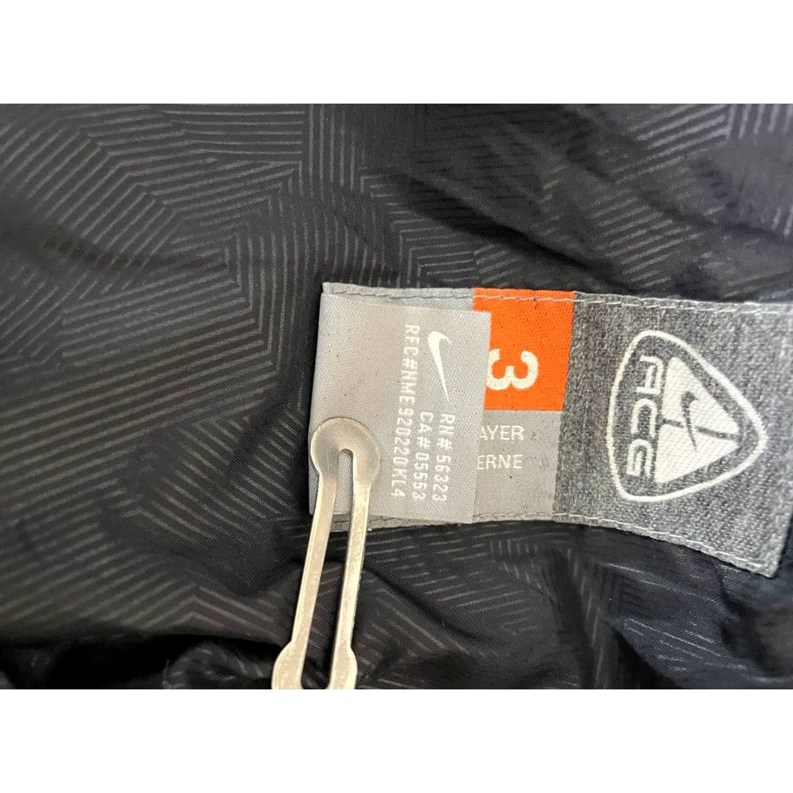 Nike Nike ACG Hoodie Jacket Mens XL Black Nylon Long Sleeve Windbreaker Slim Fit Size US XL / EU 56 / 4 - 3 Thumbnail