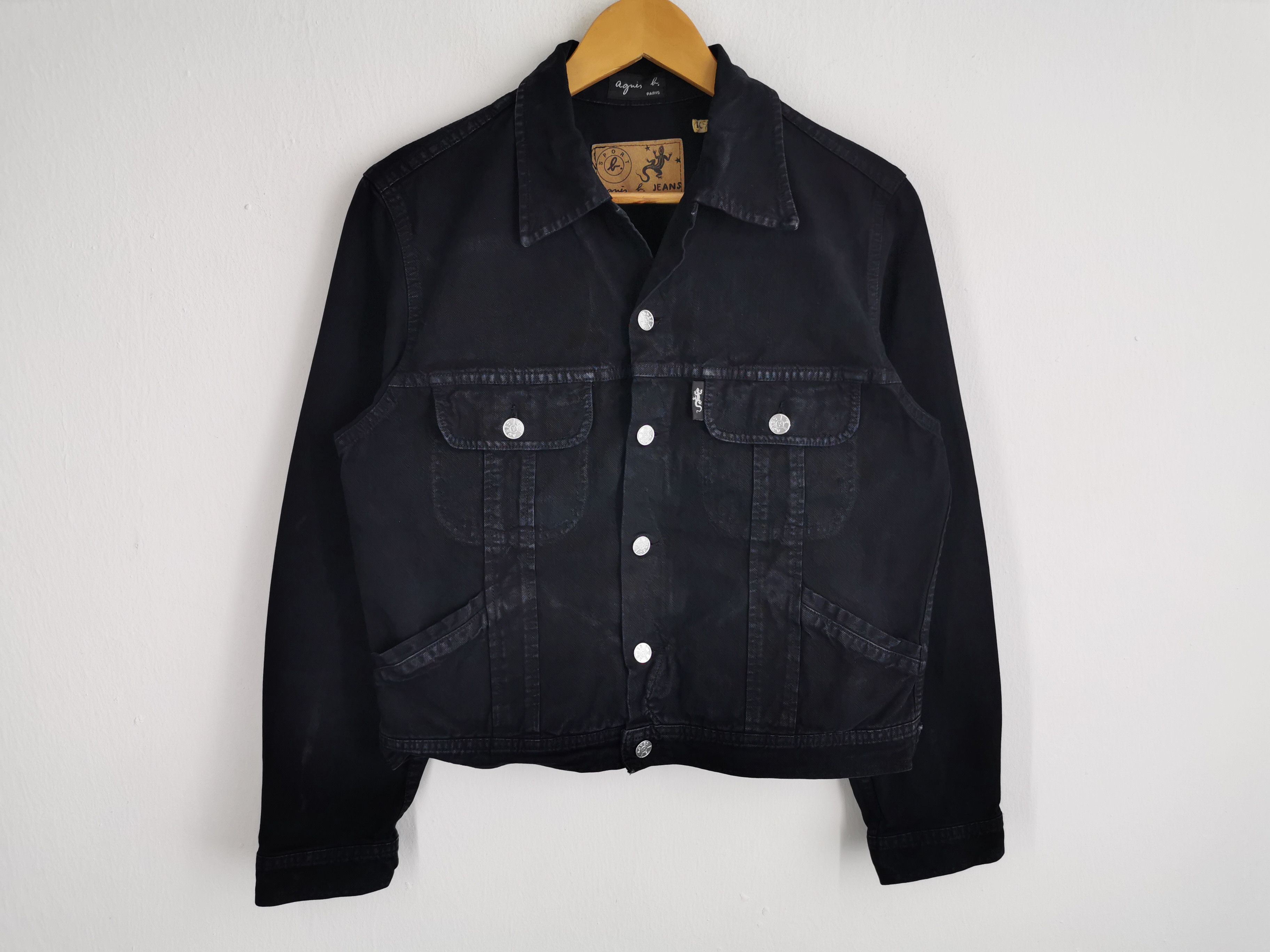 agnes b. Vintage 90s Agnes B Denim Jeans Jacket Womens Size S Size S / US 4 / IT 40 - 1 Thumbnail