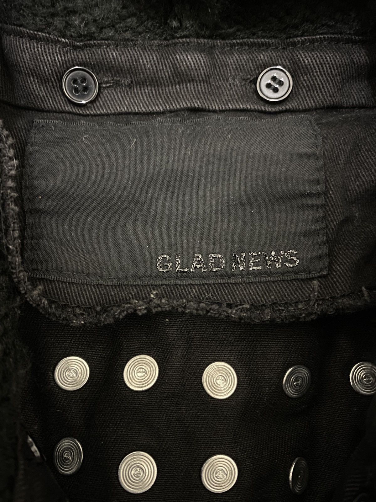 Japanese Brand × Seditionaries Glad News Punk Style Studded Spikes Parka Jacket (C4) Size US M / EU 48-50 / 2 - 7 Thumbnail