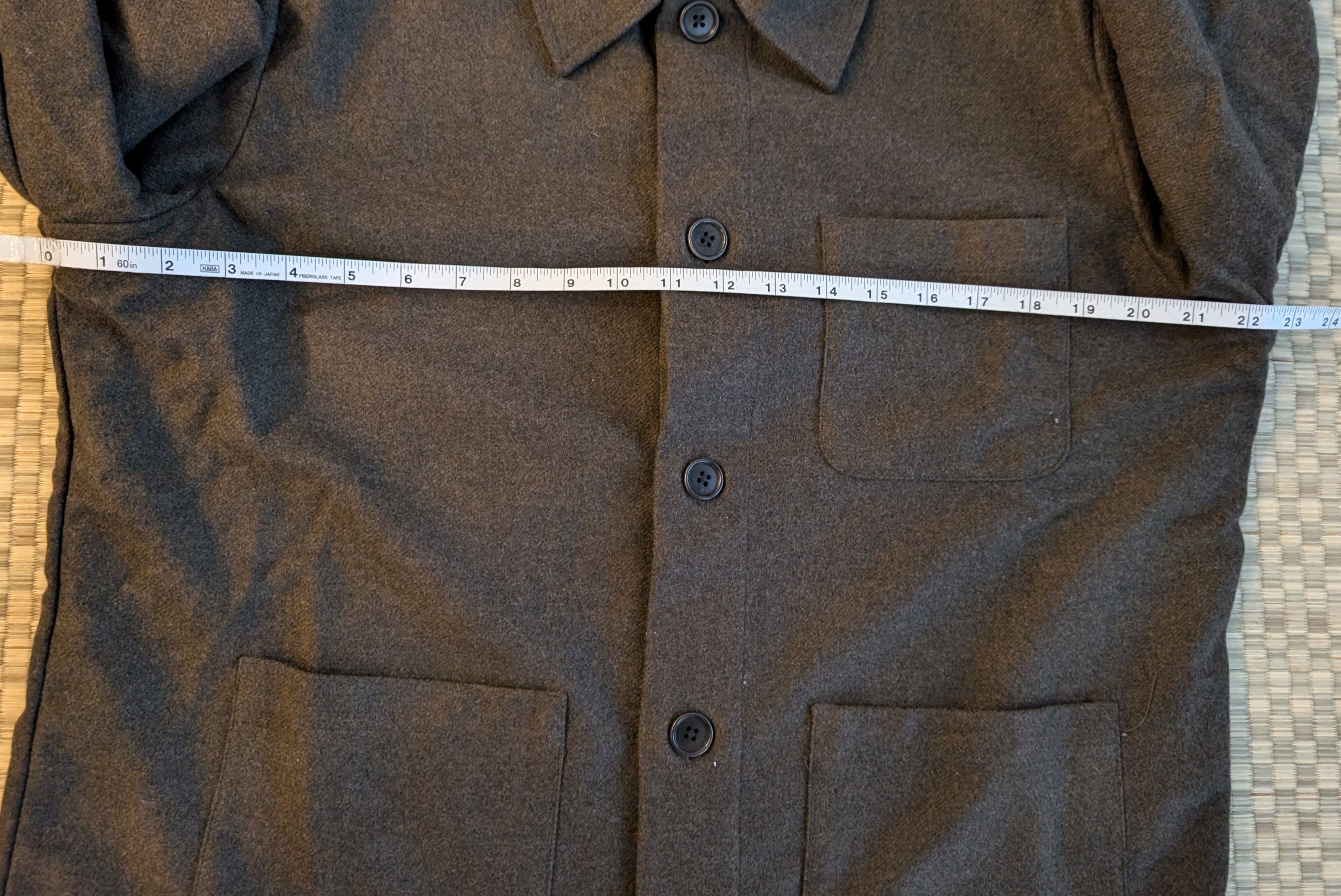 ASKET The Wool Overshirt Made in Portugal