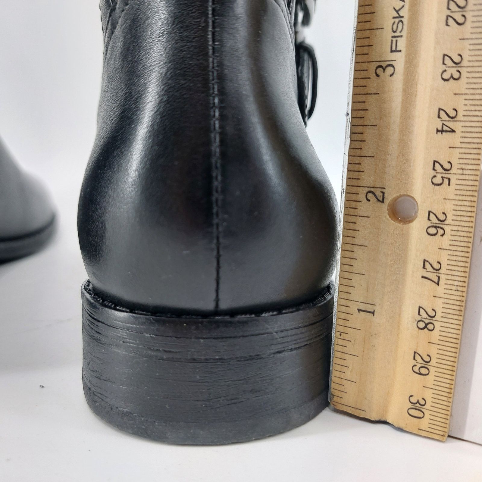 Marc Fisher Marc Fisher Audrey Leather Riding Boots Size 8 Buckle Zip Size US 8 / IT 38 - 7 Thumbnail