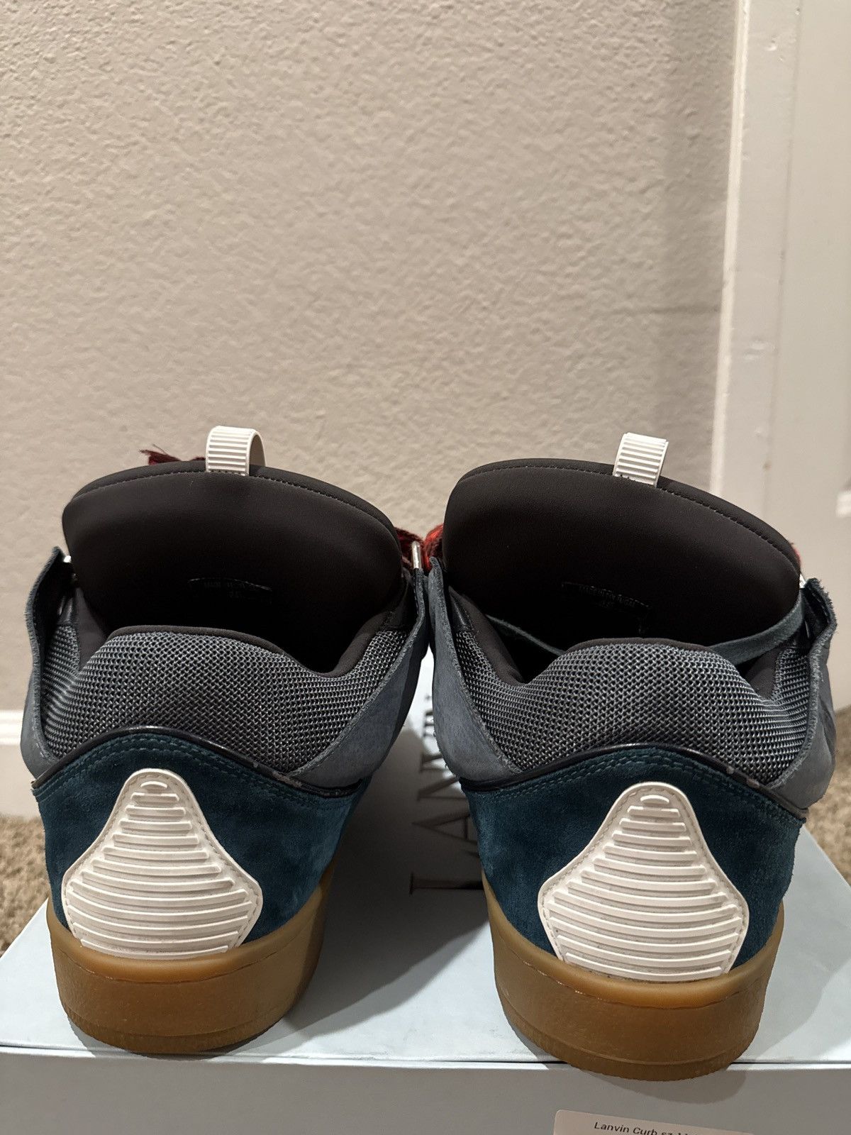 Lanvin Lanvin Curb Sneakers “Blue” 2020 Size US 11 / EU 44 - 8 Thumbnail