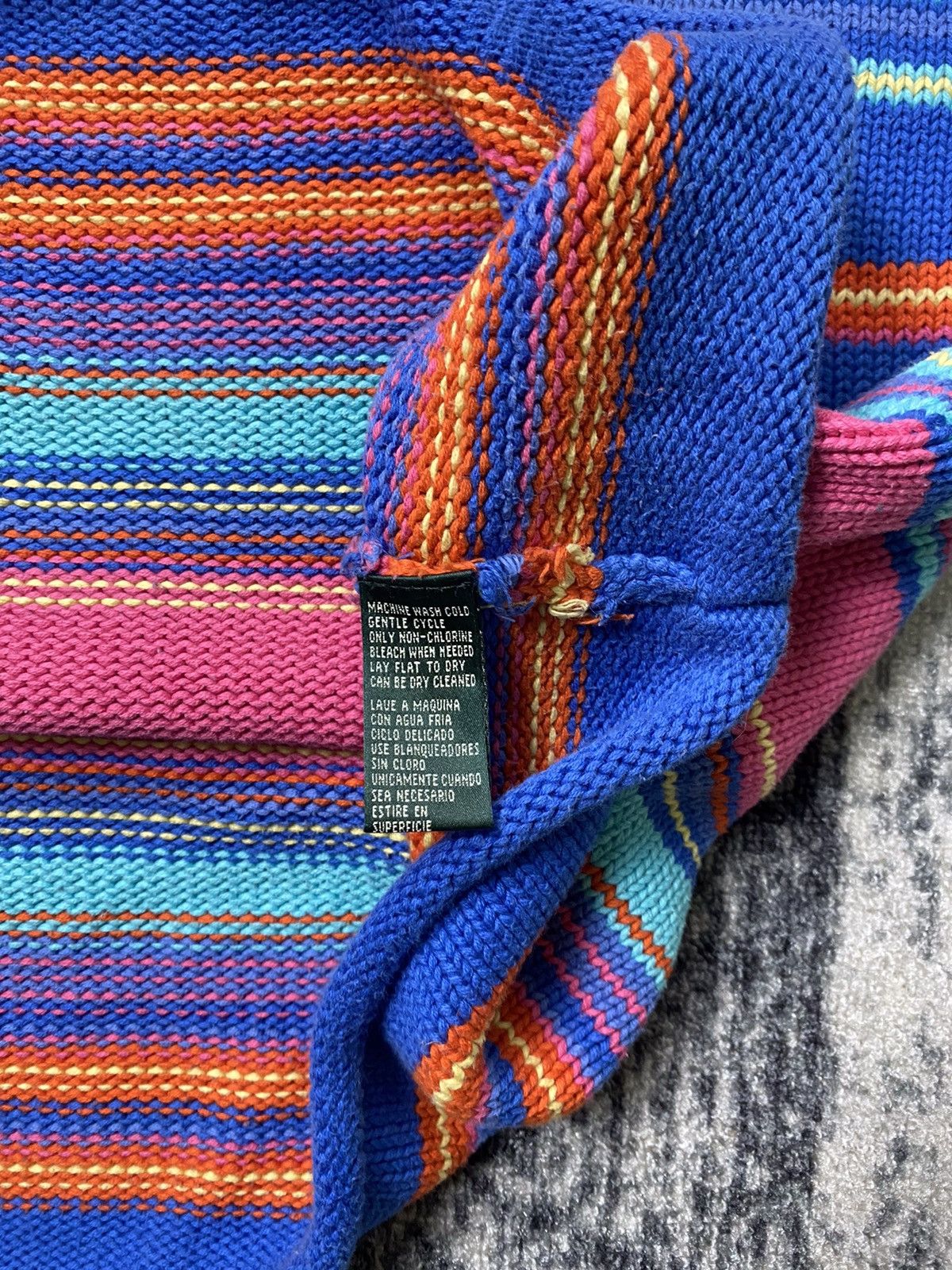 Lauren Ralph Lauren × Ralph Lauren × Vintage Vintage Lauren Ralph Lauren Sweater Multicolour LCD Knitwear Size L / US 10 / IT 46 - 8 Thumbnail