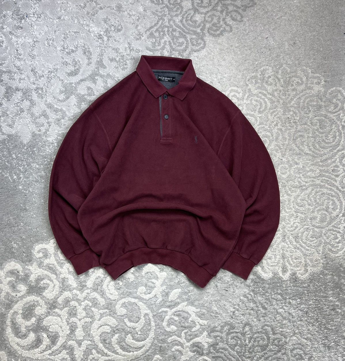 Yves Saint Laurent Yves Saint Laurent Vintage 90's Polo Shirt with Logo Buttons Size US M / EU 48-50 / 2 - 1 Thumbnail