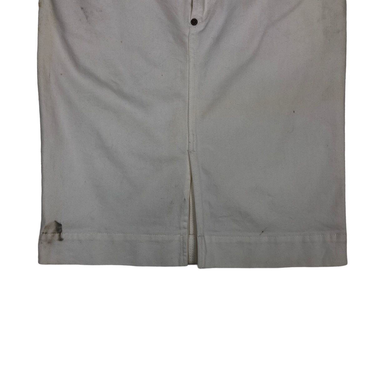 Polo Ralph Lauren 🔥Denim Skirt Ralph Lauren Leather Patch Size 30" / US 8 / IT 44 - 4 Thumbnail