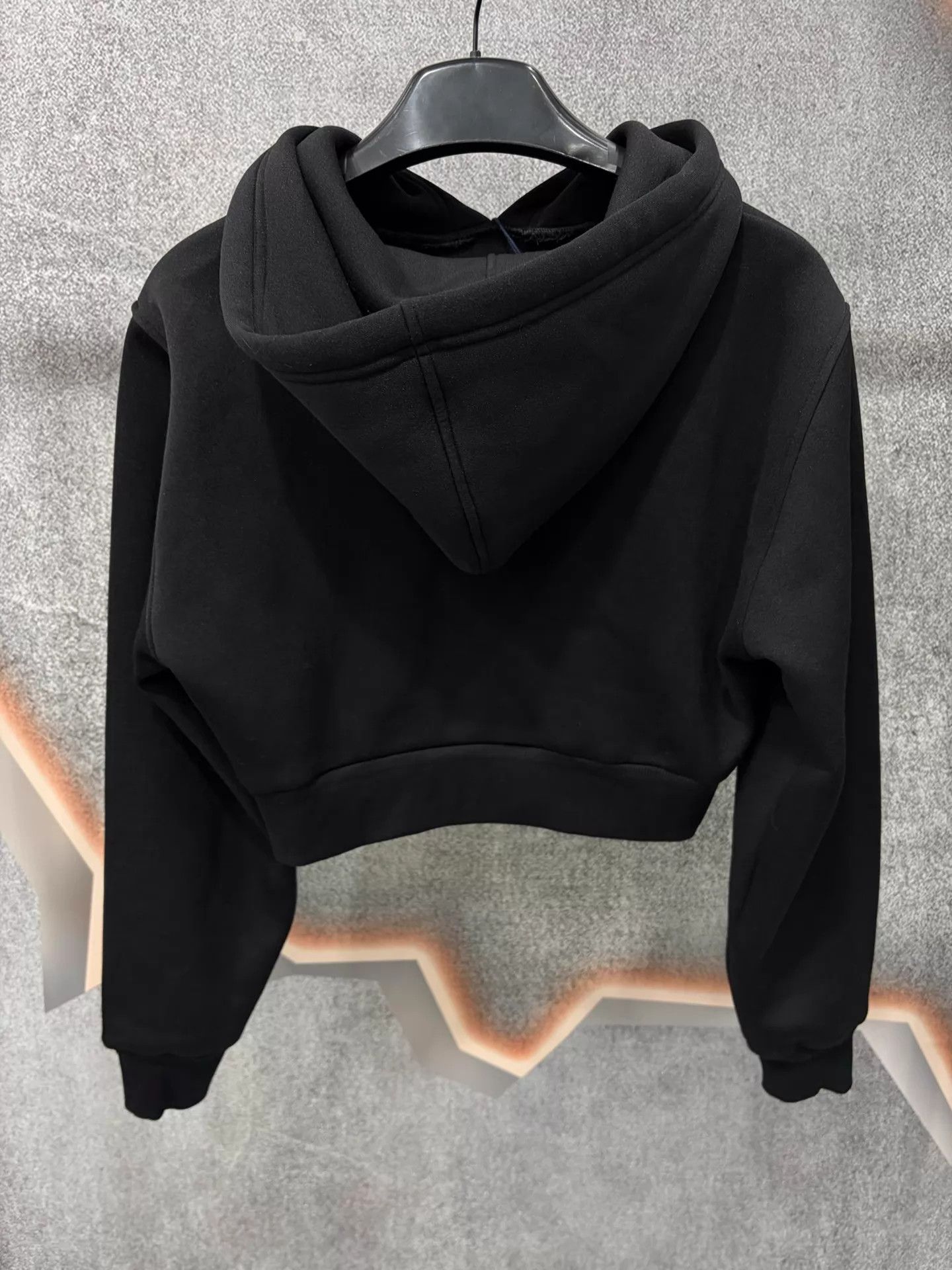 Prada Prada Black Hoodie S Size S / US 4 / IT 40 - 2 Thumbnail