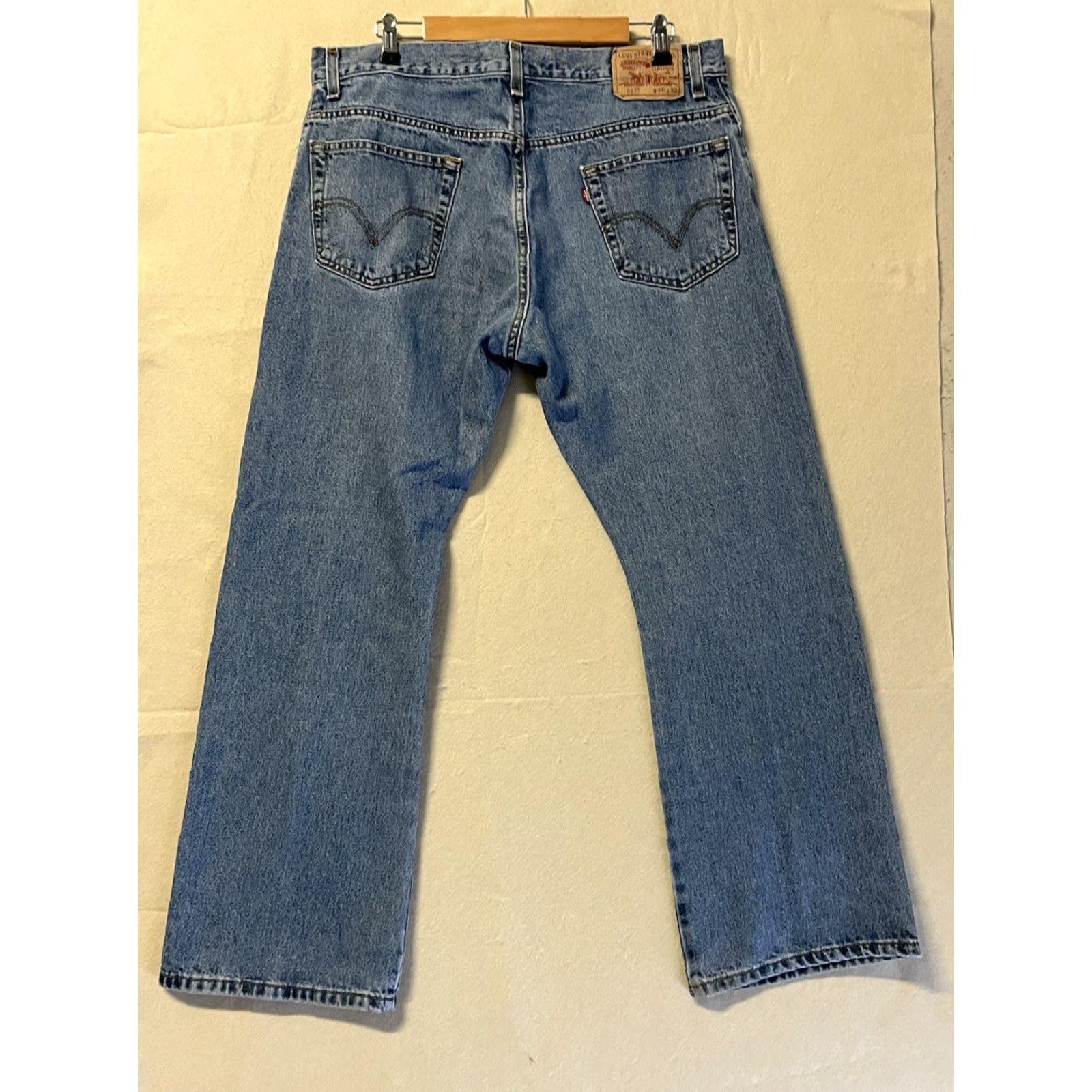 Levi's Levi's 517 Jeans 5-Pocket Denim Blue Regular 36x30 Bootcut Mens Cowboy Vintage: No Size US 36 / EU 52 - 2 Thumbnail