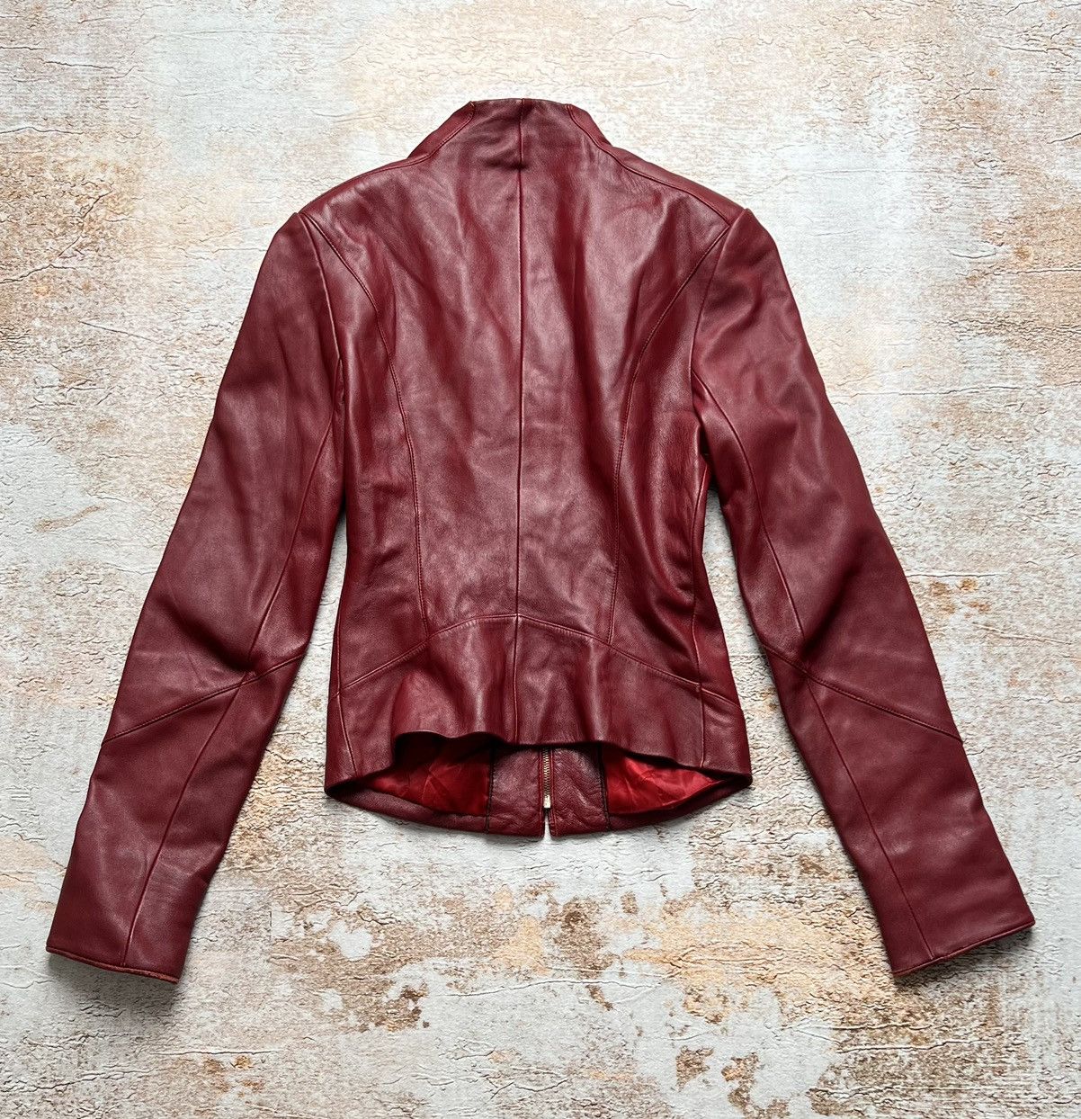 20471120 Vintage Japanese leather jacket Size S / US 4 / IT 40 - 6 Thumbnail