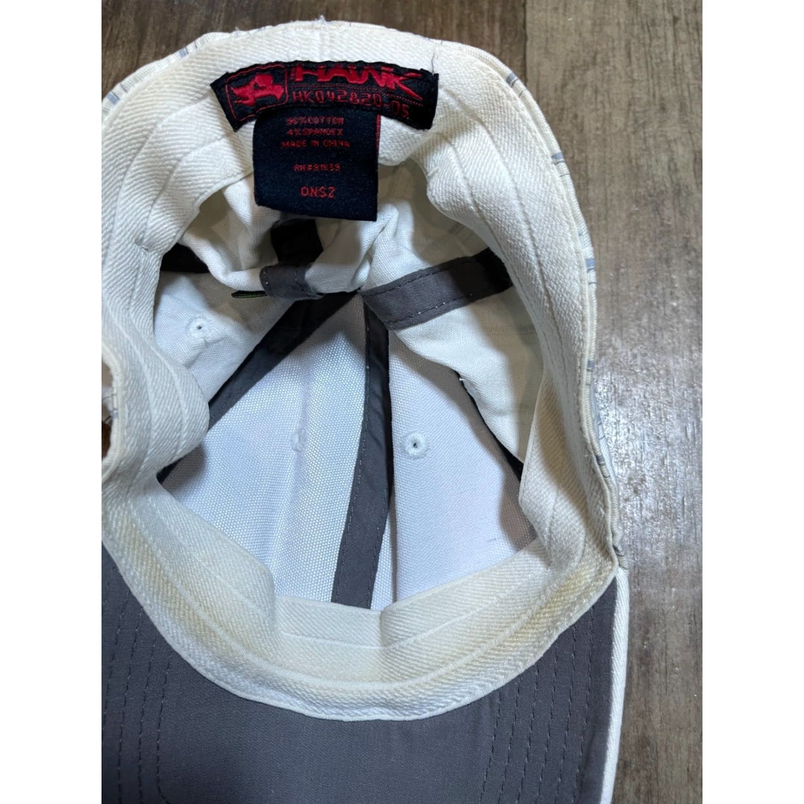 Vintage Tony Hawk Hat One Size White Striped Baseball Cap Adults Unisex Size ONE SIZE - 3 Thumbnail